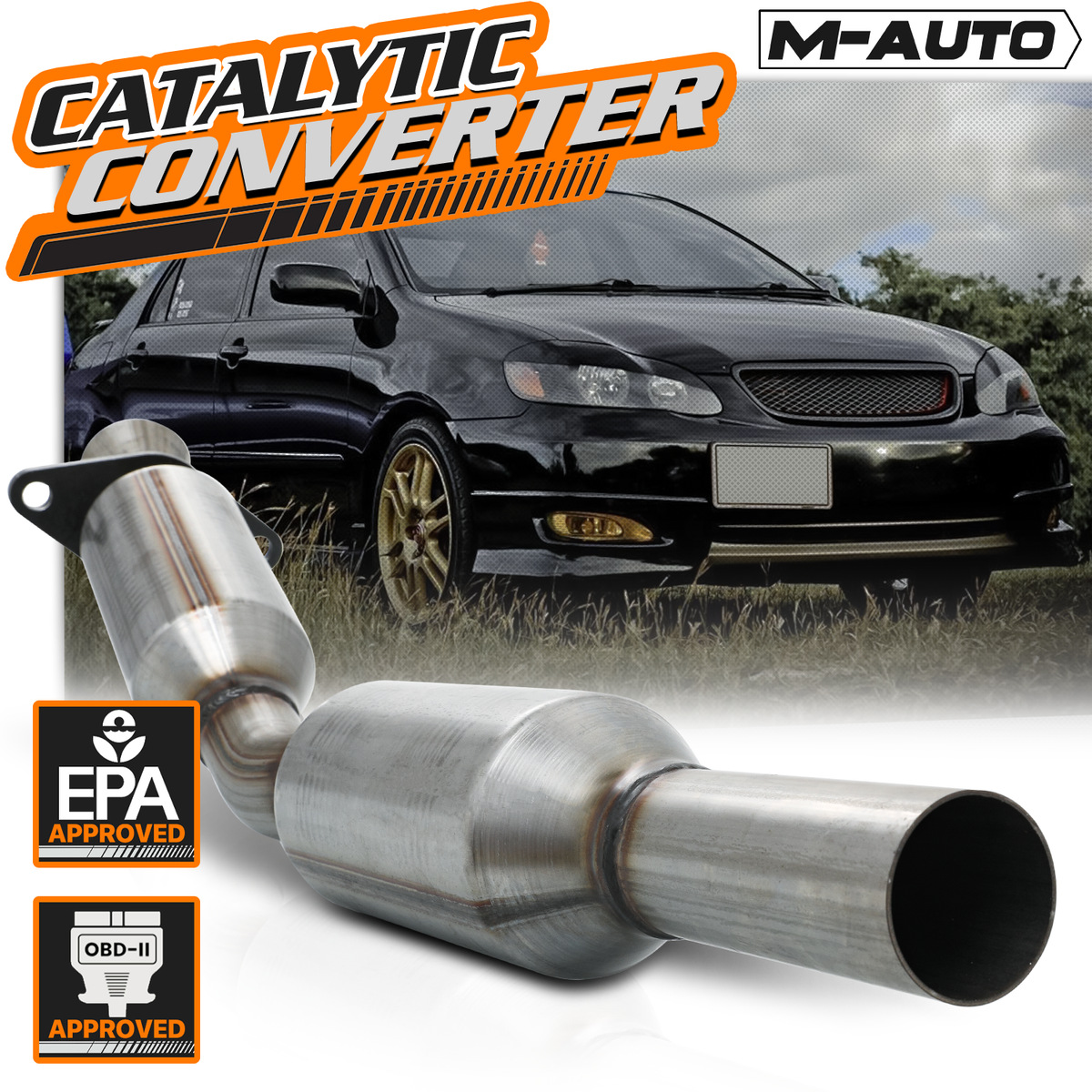 OE Replacement Catalytic Converter03-08 Toyota Corolla, Matrix 