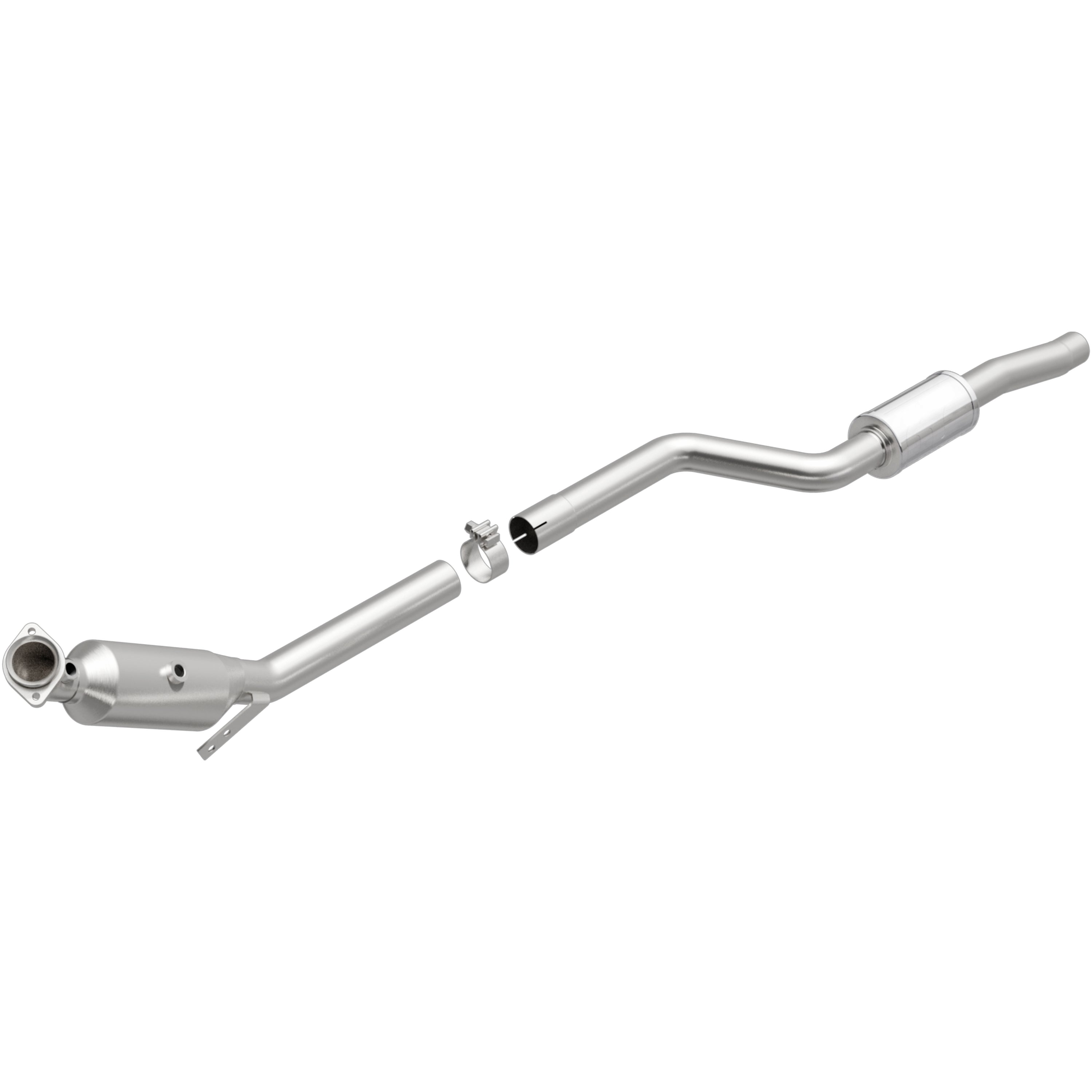 California Grade CARB Compliant Direct-Fit Catalytic Converter <br>08-10 Mercedes-Benz C300 3.0L Right