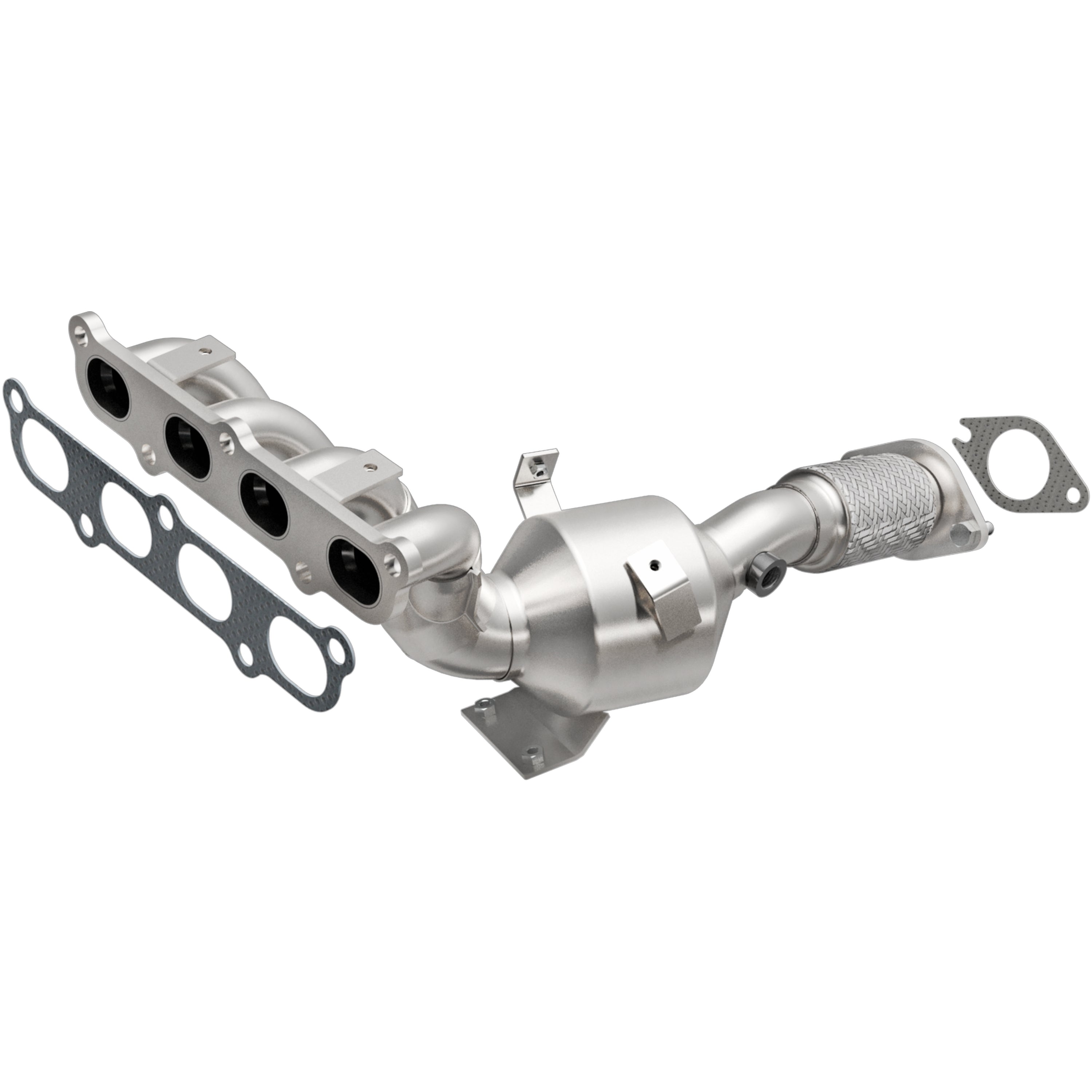 OEM Grade Federal / EPA Compliant Manifold Catalytic Converter <br>11-19 Ford Fiesta 1.6L