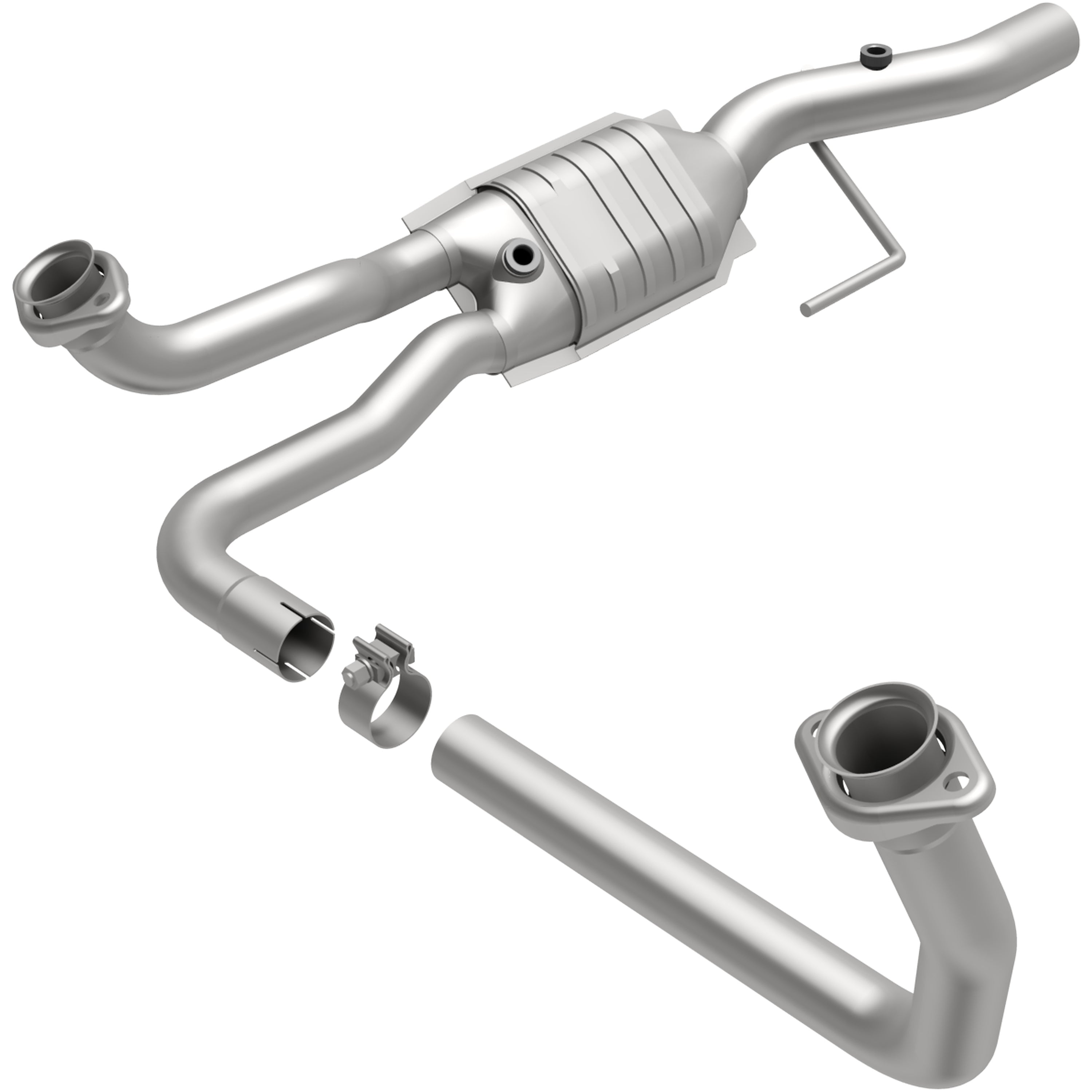 OEM Grade Federal / EPA Compliant Direct-Fit Catalytic Converter <br>1998 Dodge B1500, B3500, 99-03 Dodge Ram 1500 Van