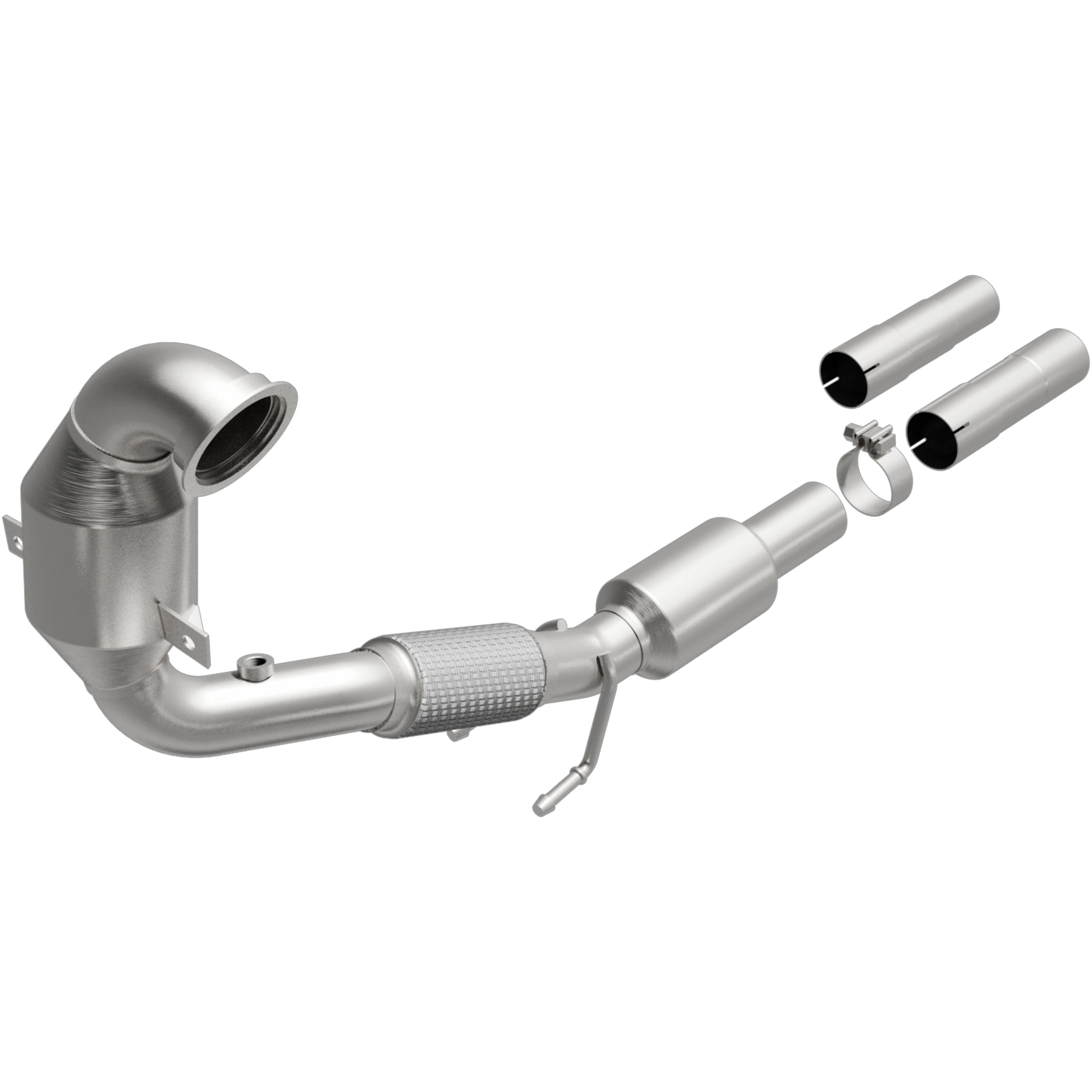 OEM Grade Federal / EPA Compliant Direct-Fit Catalytic Converter <br>15-16 Audi A3 1.8L, 15-19 Volkswagen Golf SportWagen 1.8L