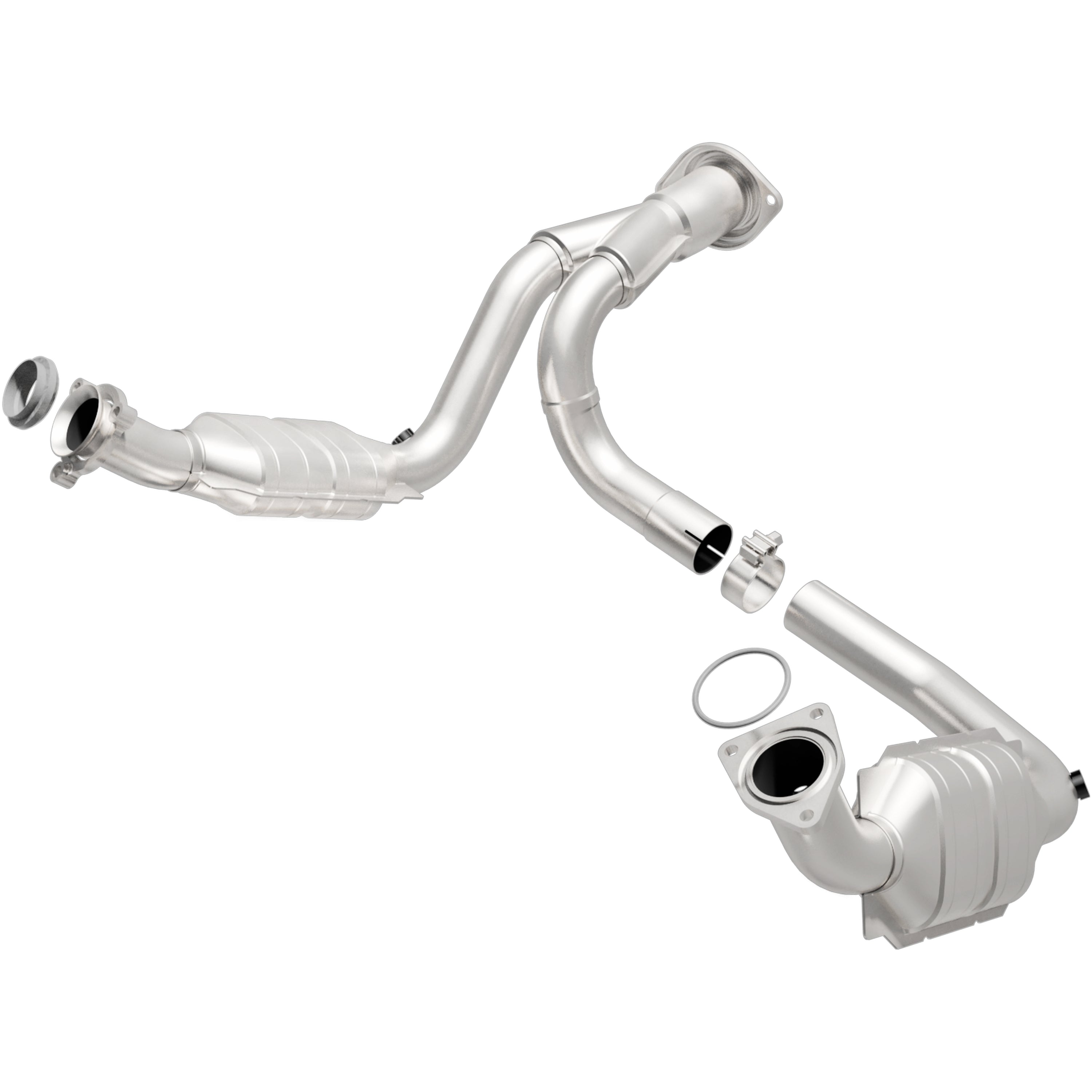 OEM Grade Federal / EPA Compliant Direct-Fit Catalytic Converter <br>07-10 Escalade ESV/ EXT, Sierra, Yukon, Yukon XL 6.2L