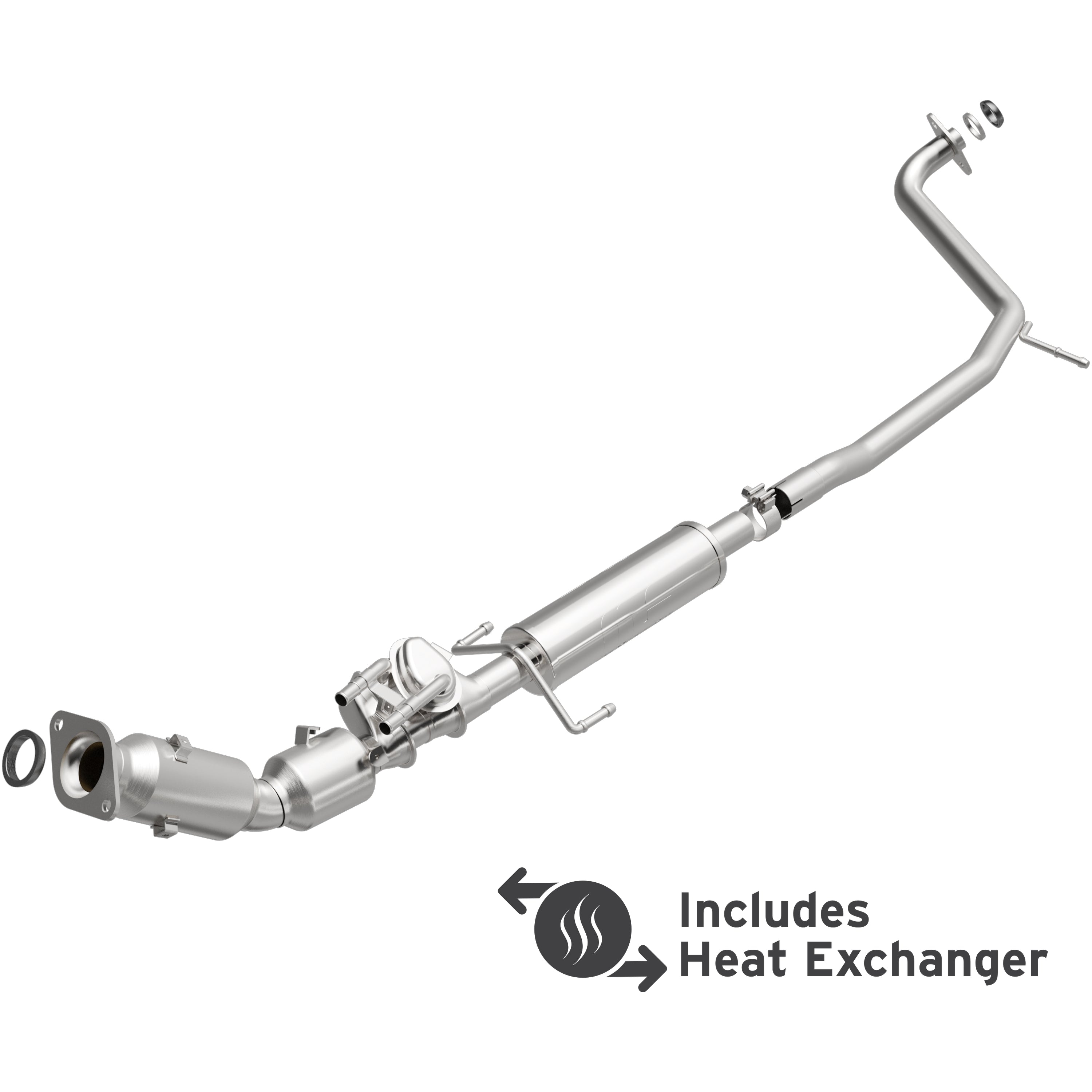 OEM Grade Federal / EPA Compliant Direct-Fit Catalytic Converter <br>10-15 Toyota Prius, 12-15 Prius Plug-In 1.8L