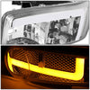 LED DRL Switchback Headlights<br>01-06 GMC Sierra 1500 Yukon Denali