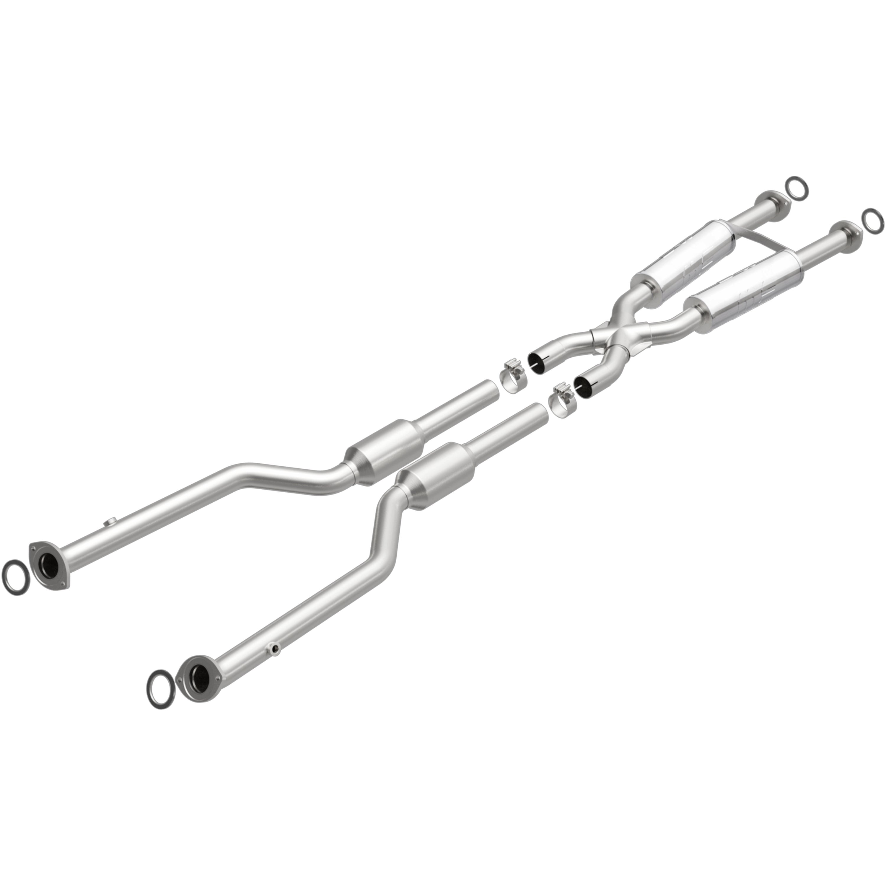 OEM Grade Federal / EPA Compliant Direct-Fit Catalytic Converter <br>07-17 Lexus LS460 4.6L