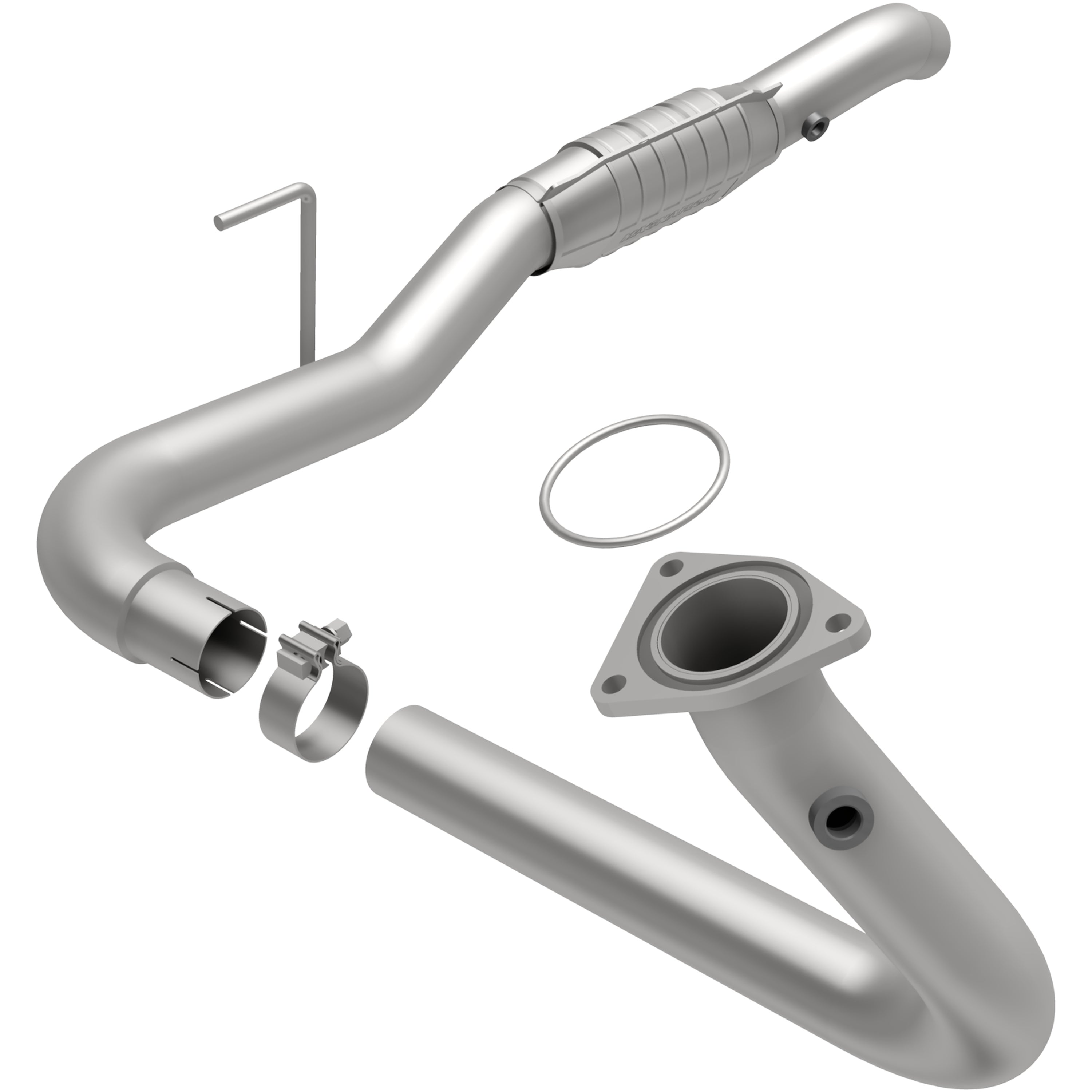 HM Grade Federal / EPA Compliant Direct-Fit Catalytic Converter <br>99-00 Chevy Silverado, GMC Sierra 2500 6.0L