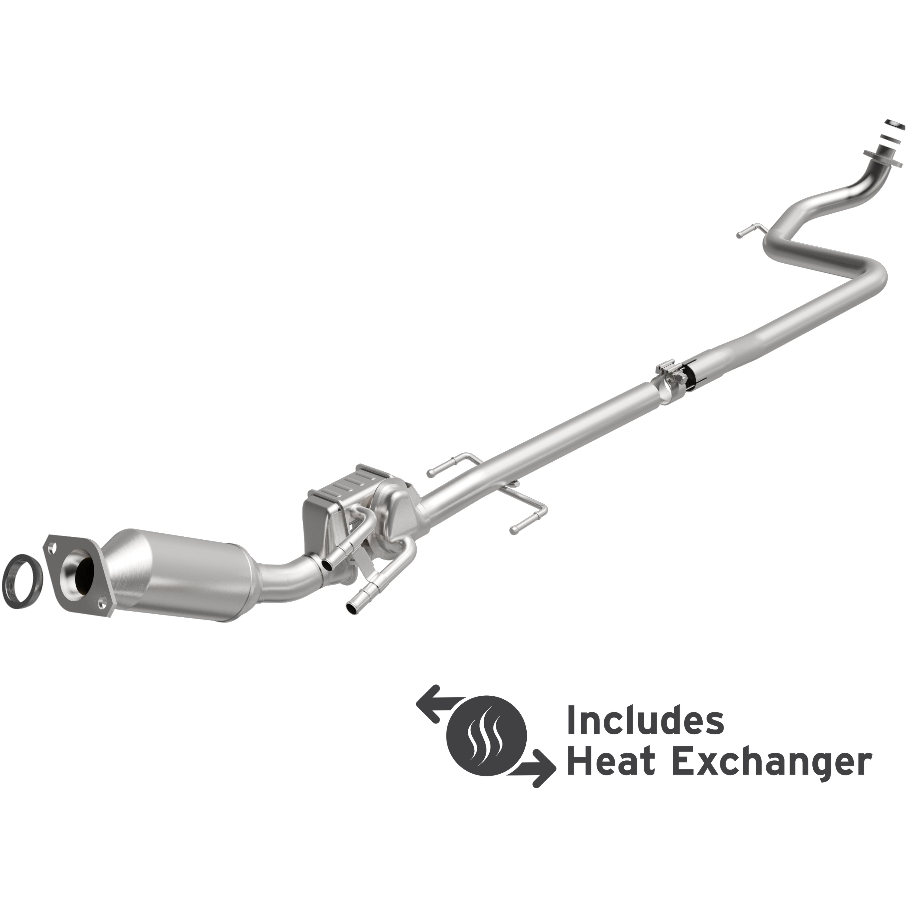 OEM Grade Federal / EPA Compliant Direct-Fit Catalytic Converter <br>12-13 Toyota Prius C 1.5L