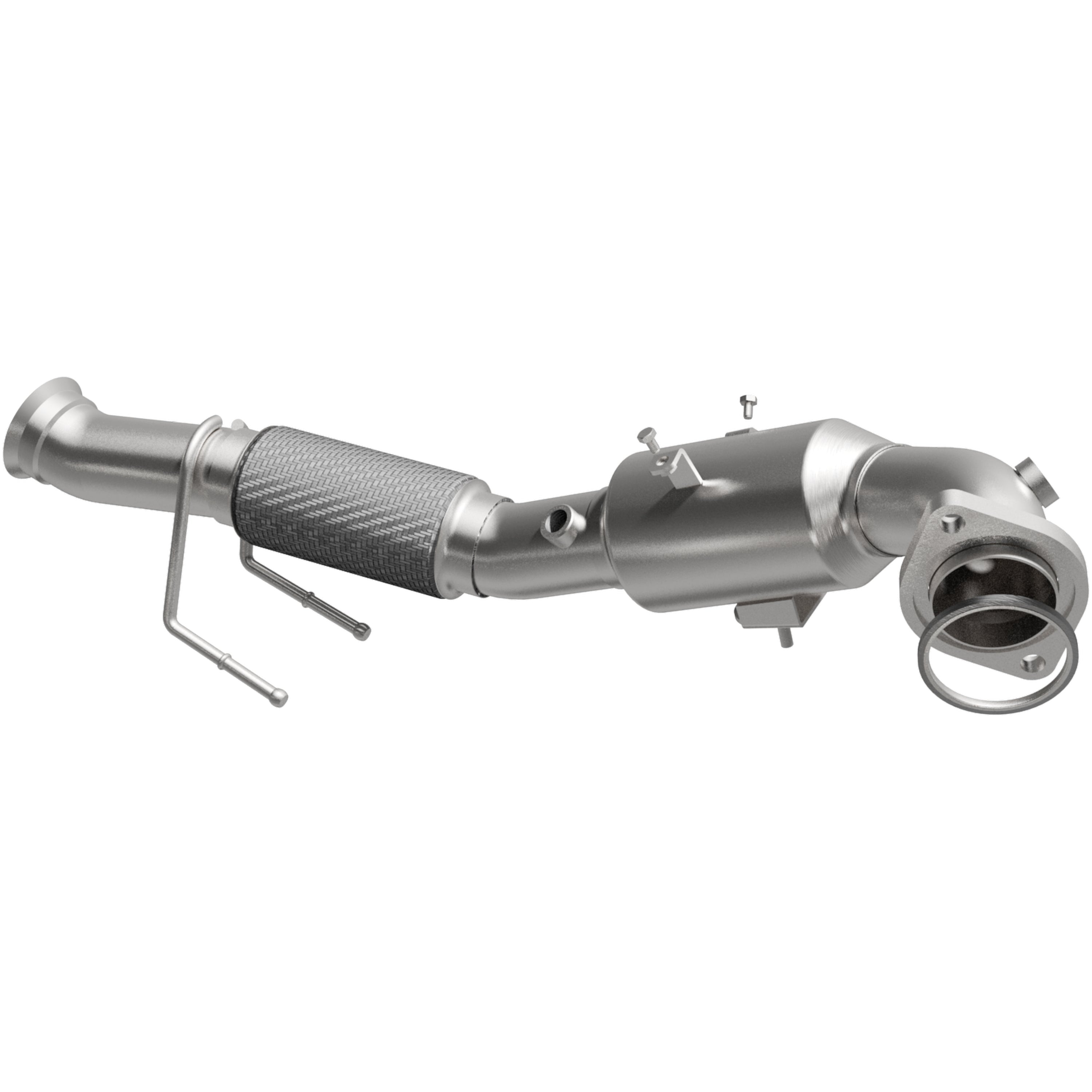 OEM Grade Federal / EPA Compliant Direct-Fit Catalytic Converter <br>18-19 Ford Focus 2.3L