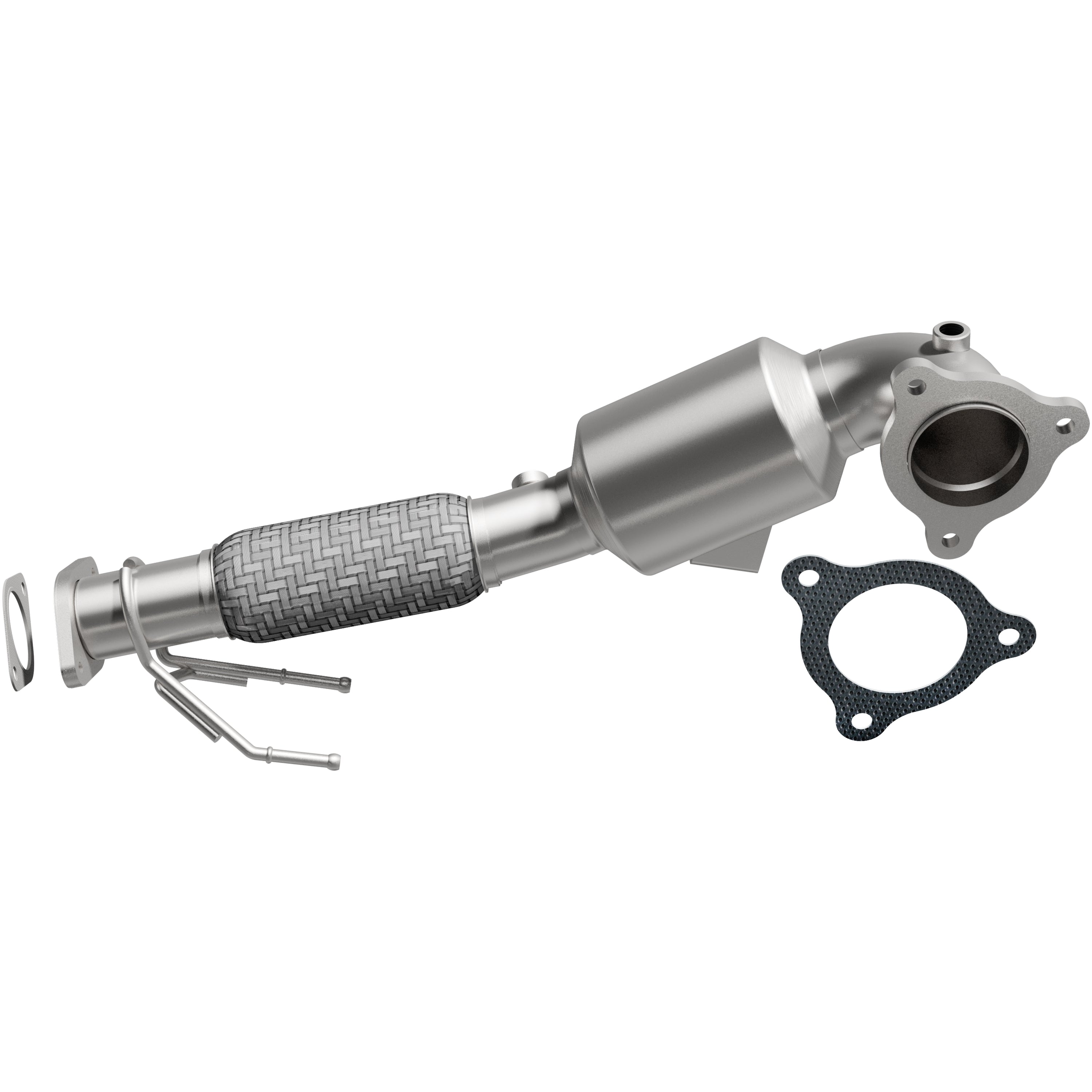 OEM Grade Federal / EPA Compliant Direct-Fit Catalytic Converter <br>19-21 Ford Edge, Lincoln Nautilus 2.0L