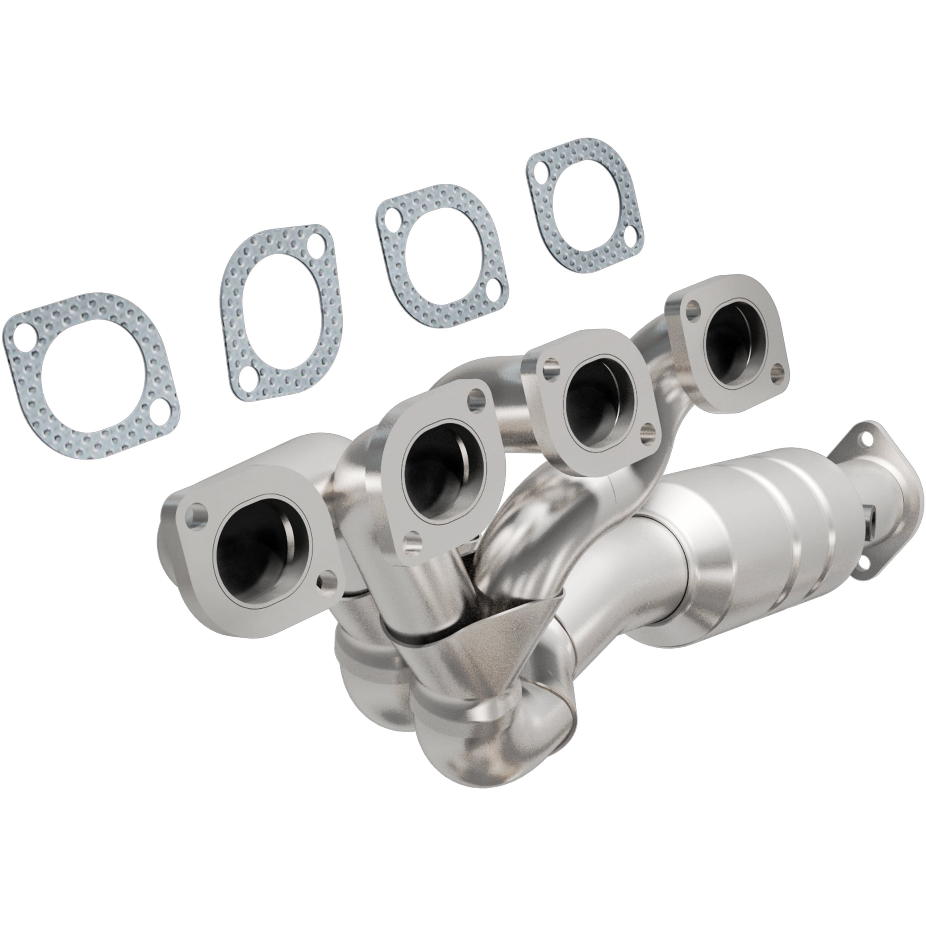 HM Grade Federal / EPA Compliant Manifold Catalytic Converter <br>02-03 BMW 745i, 745Li 4.4L