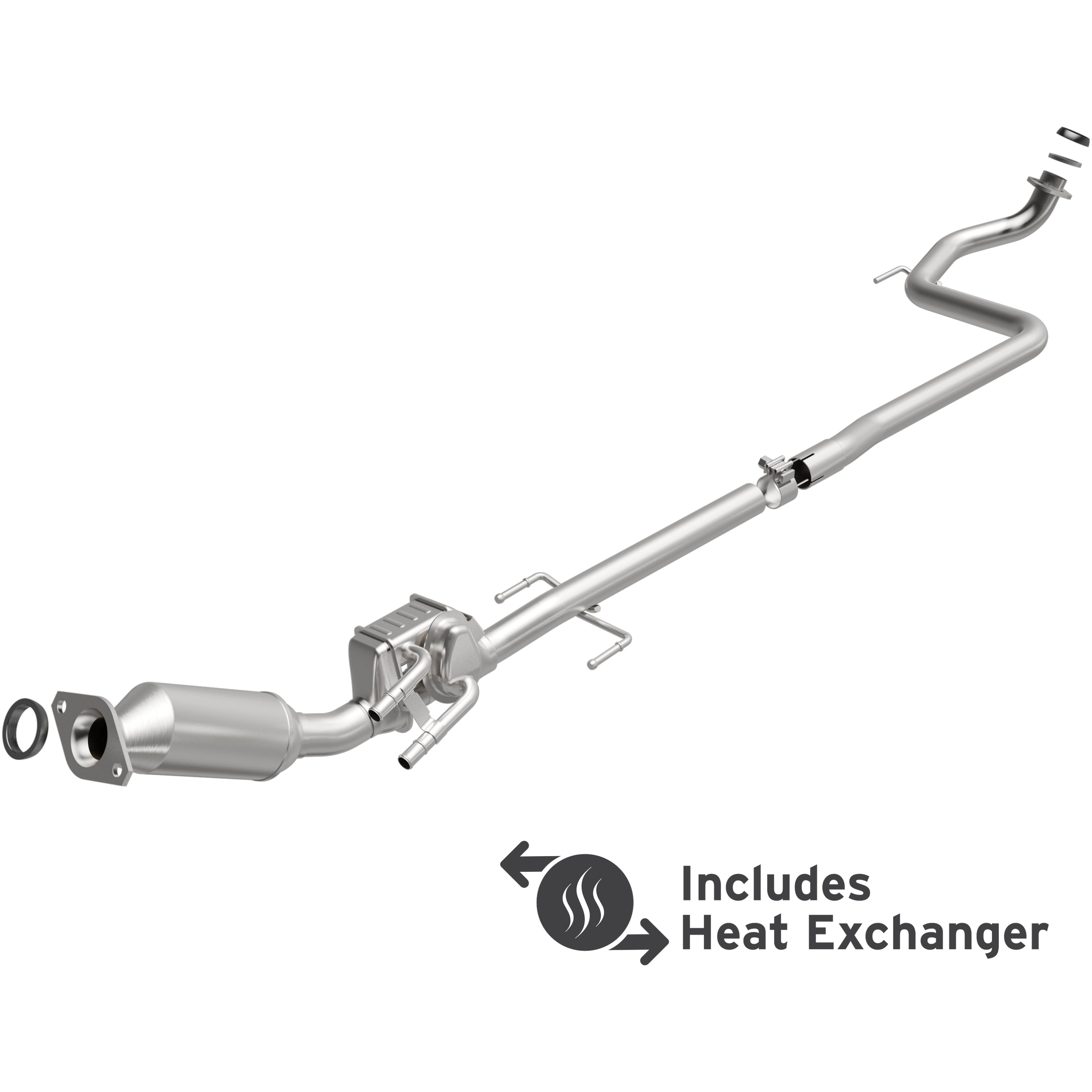 OEM Grade Federal / EPA Compliant Direct-Fit Catalytic Converter <br>14-19 Toyota Prius C 1.5L