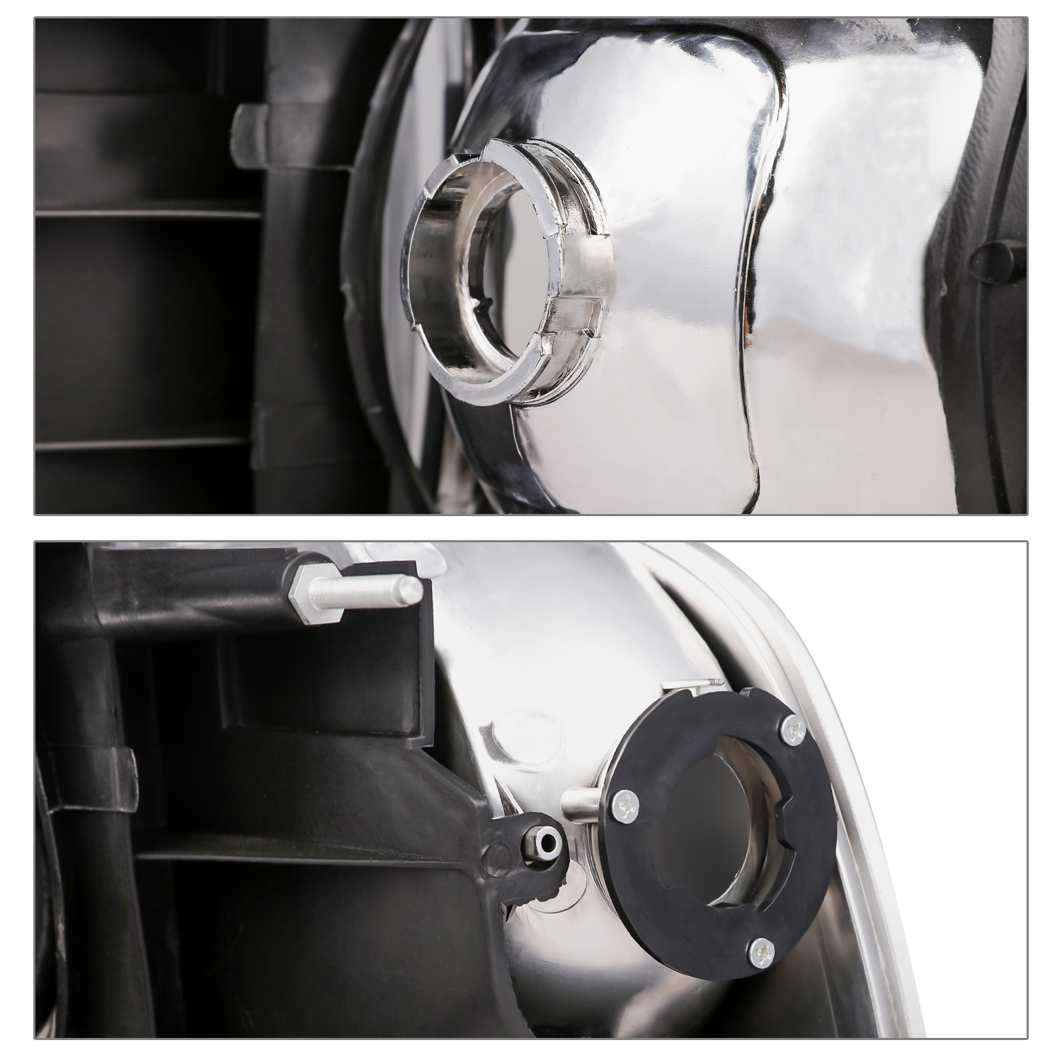 Pair Factory Style Headlights (Smoked) <br>94-02 Dodge Ram Truck