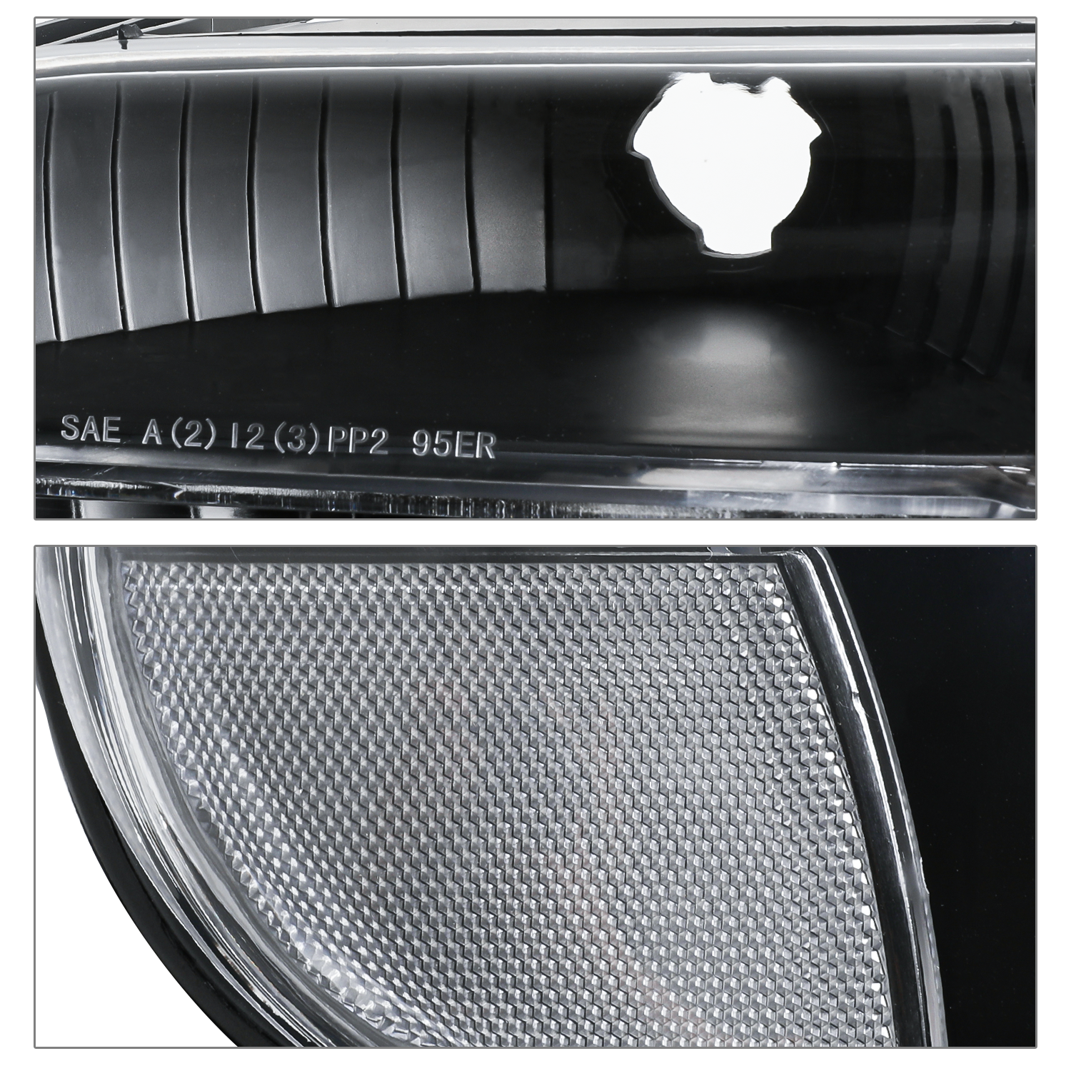 Factory Style Headlights (Black)<br>95-01 Ford Explorer, 1997 Mountaineer