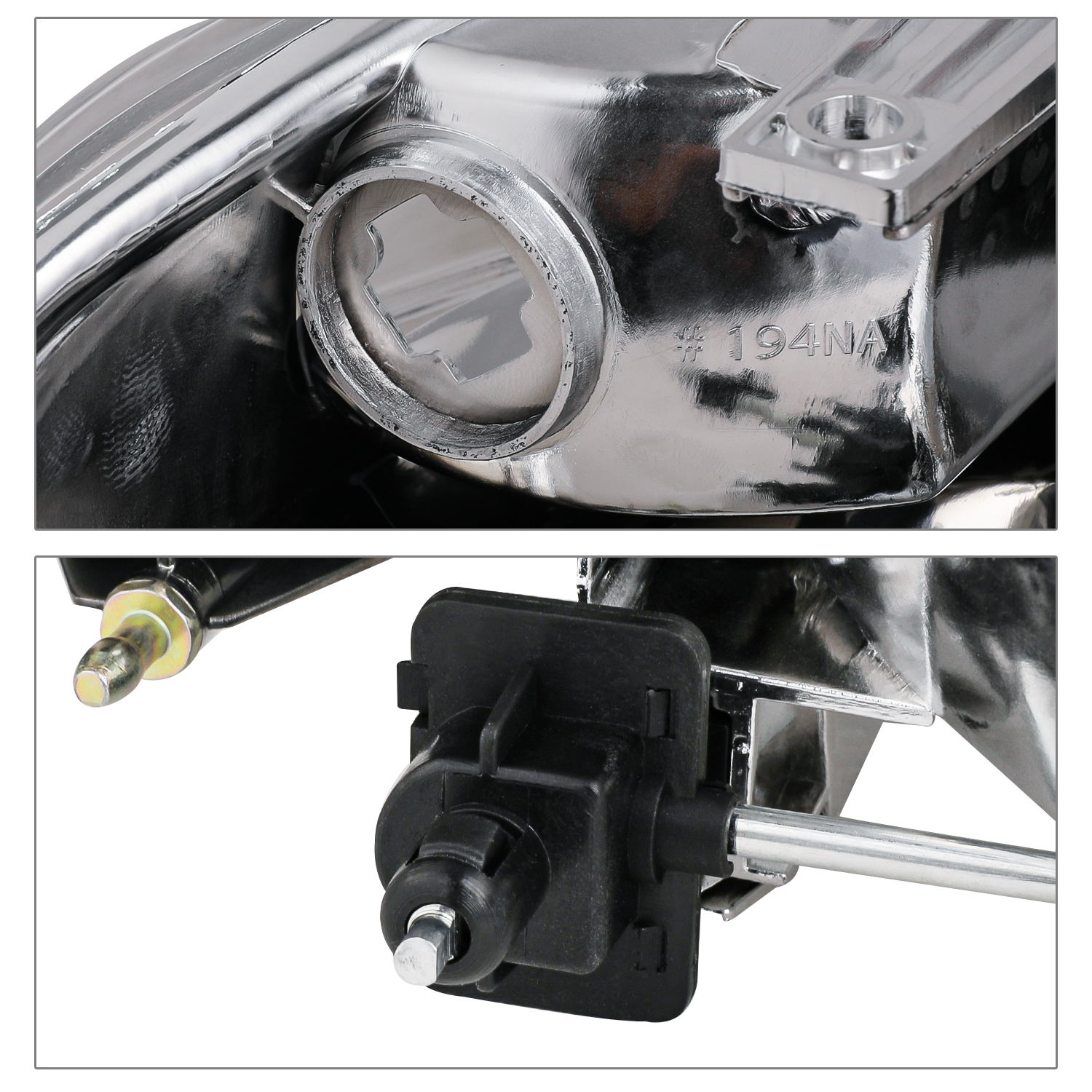 Factory Style Headlights (Chrome)<br>95-01 Ford Explorer, 1997 Mountaineer