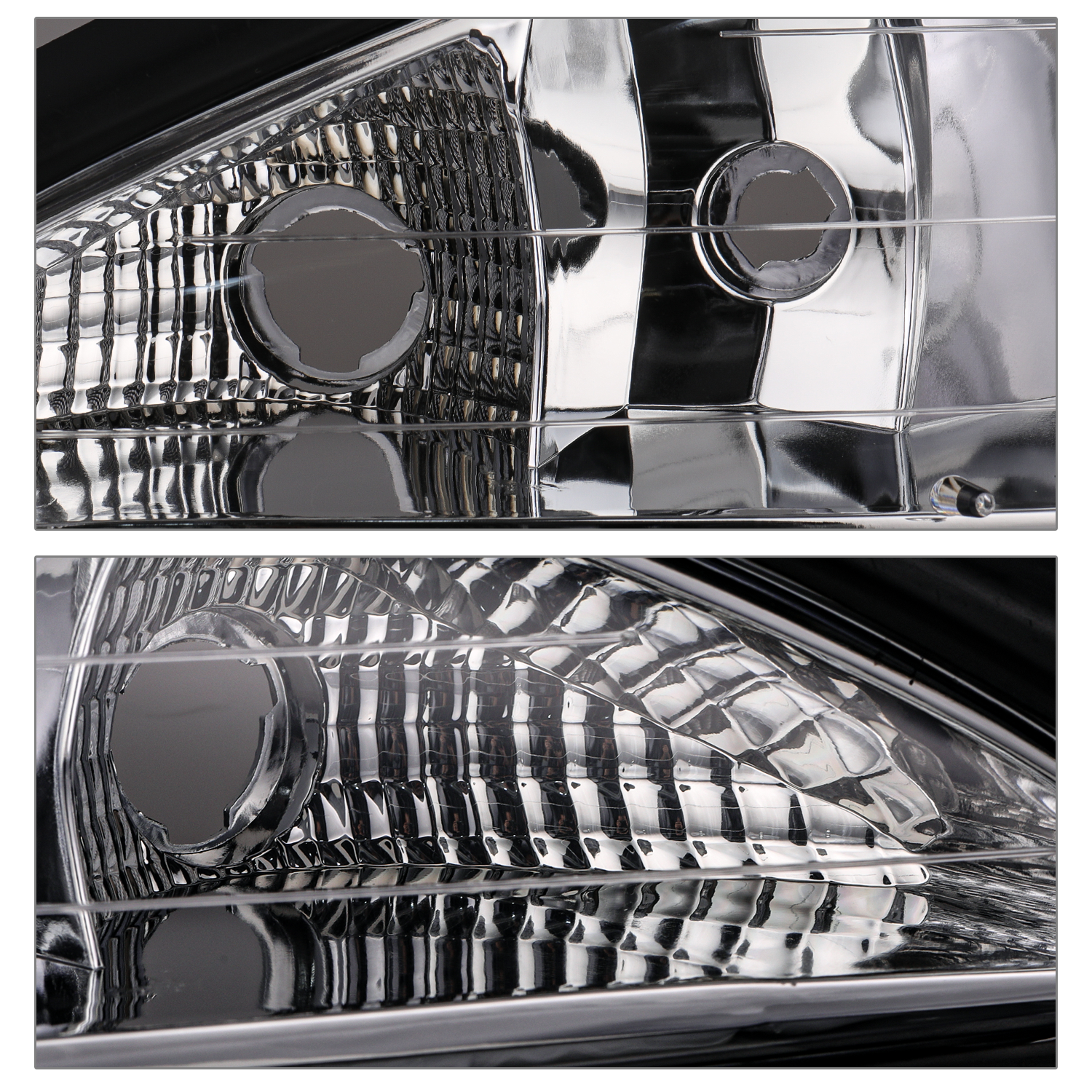 Factory Style Headlights (Chrome)<br>99-05 Pontiac Grand Am