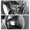 Factory Style Headlights (Black)<br>07-14 Chevy Silverado