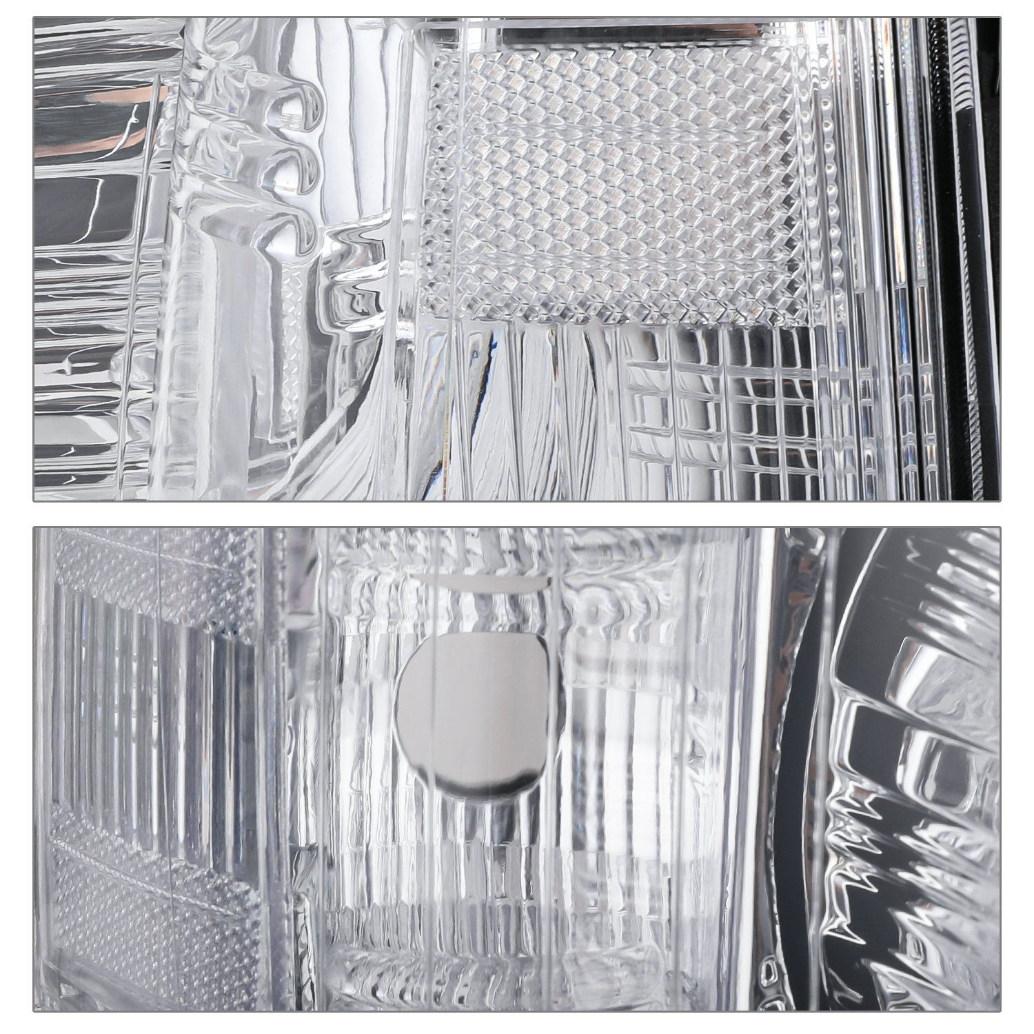 Factory Style Headlights w/LED Bulbs (Chrome)<br>07-14 Chevy Silverado