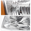 Factory Style Headlights (Chrome/Amber)<br>03-07 Chevy Silverado, Avalanche