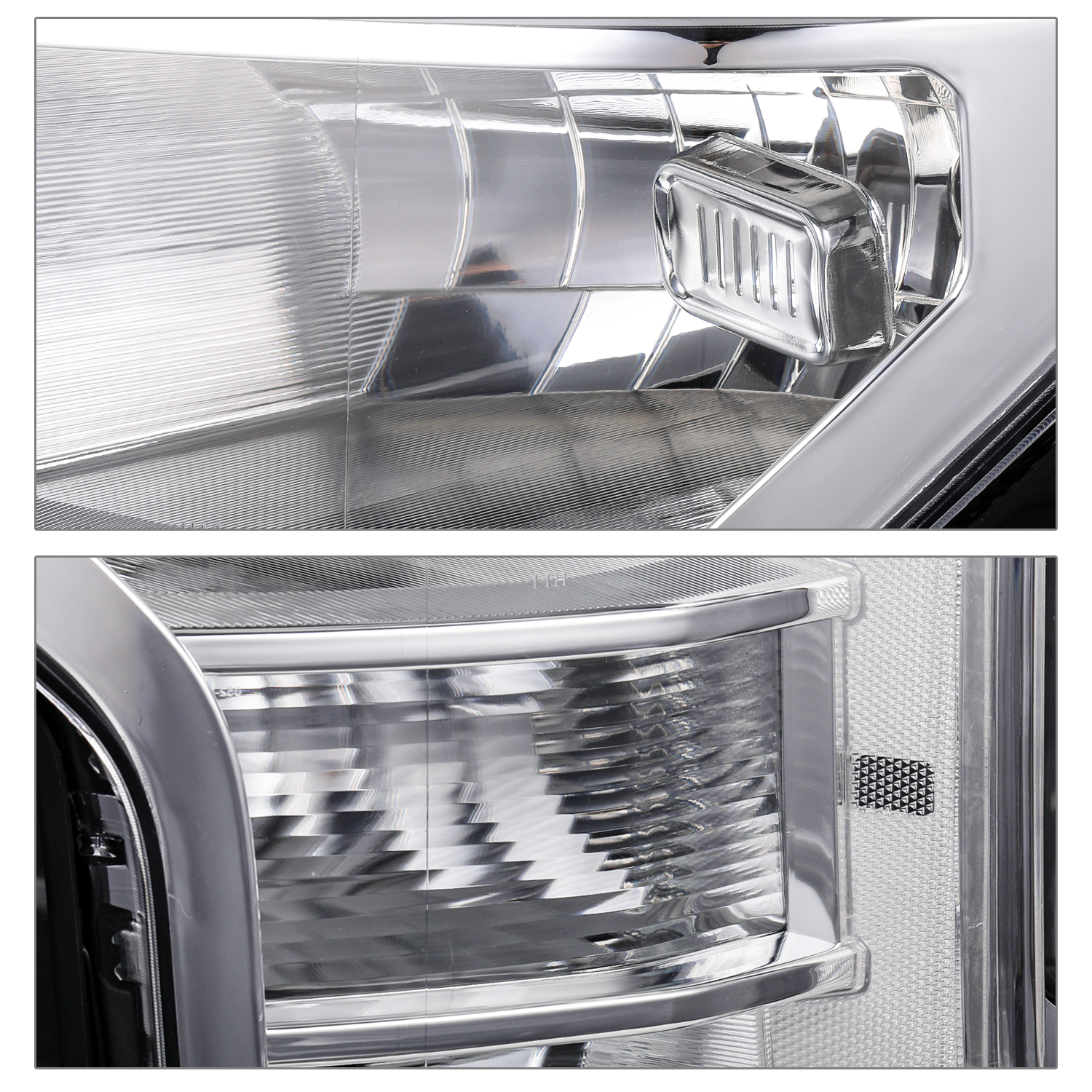 Factory Style Headlights (Chrome)<br>18-20 Ford F-150