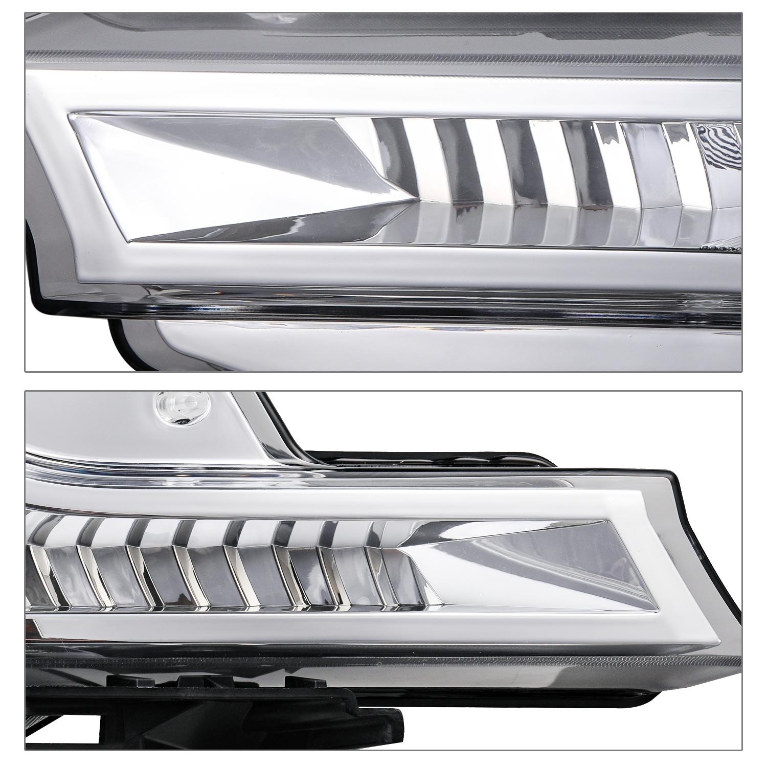 Factory Style Headlights (Chrome)<br>18-20 Ford F-150