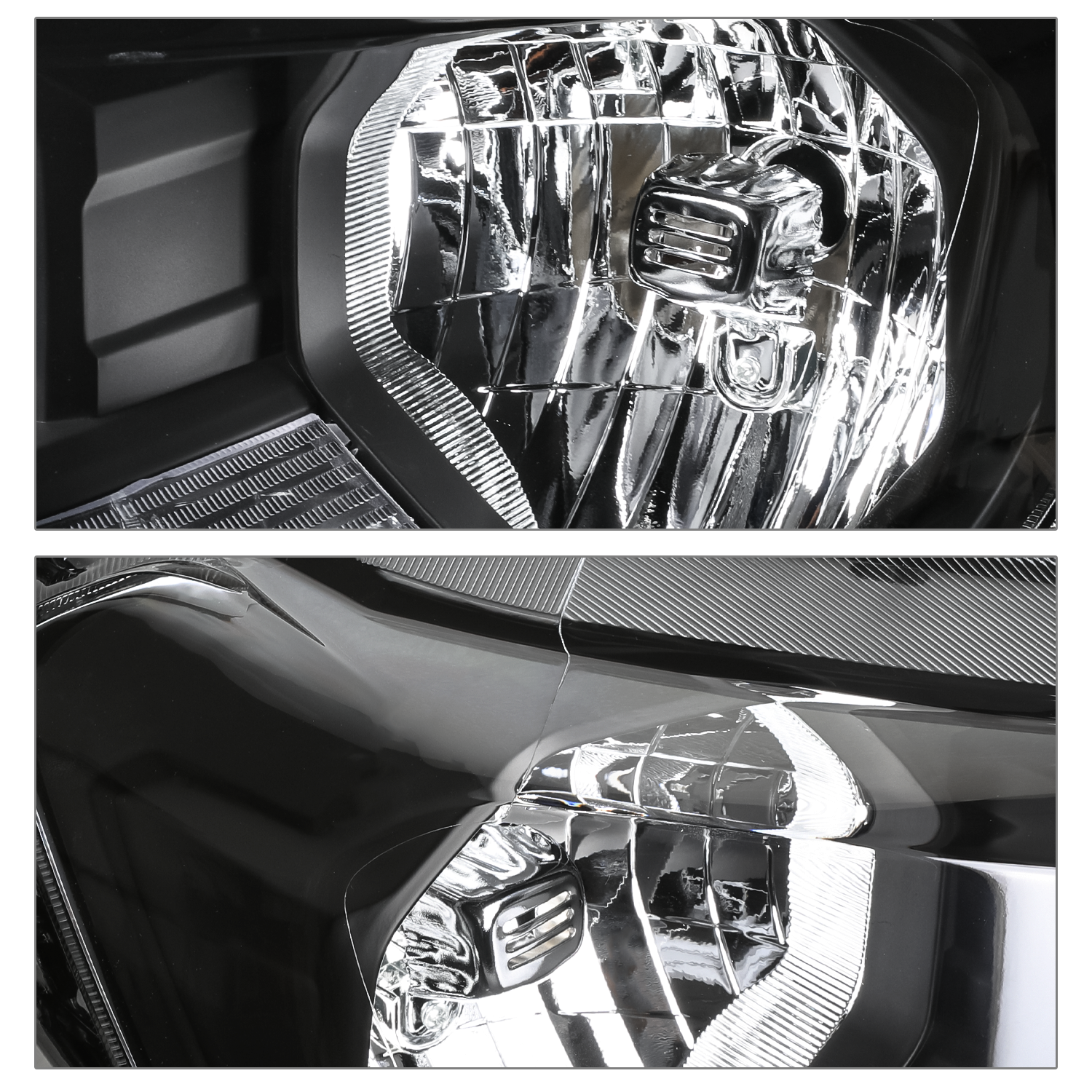 Factory Style Headlights (Black)<br>19-21 Ford Ranger XL, XLT