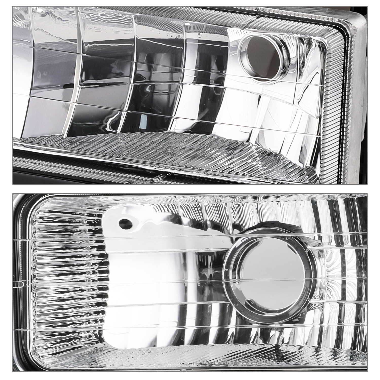 8pcs Headlights+Corner/ Bumper Light (Chrome)<br>94-00 GMC C/K C10 Pickup, Suburban