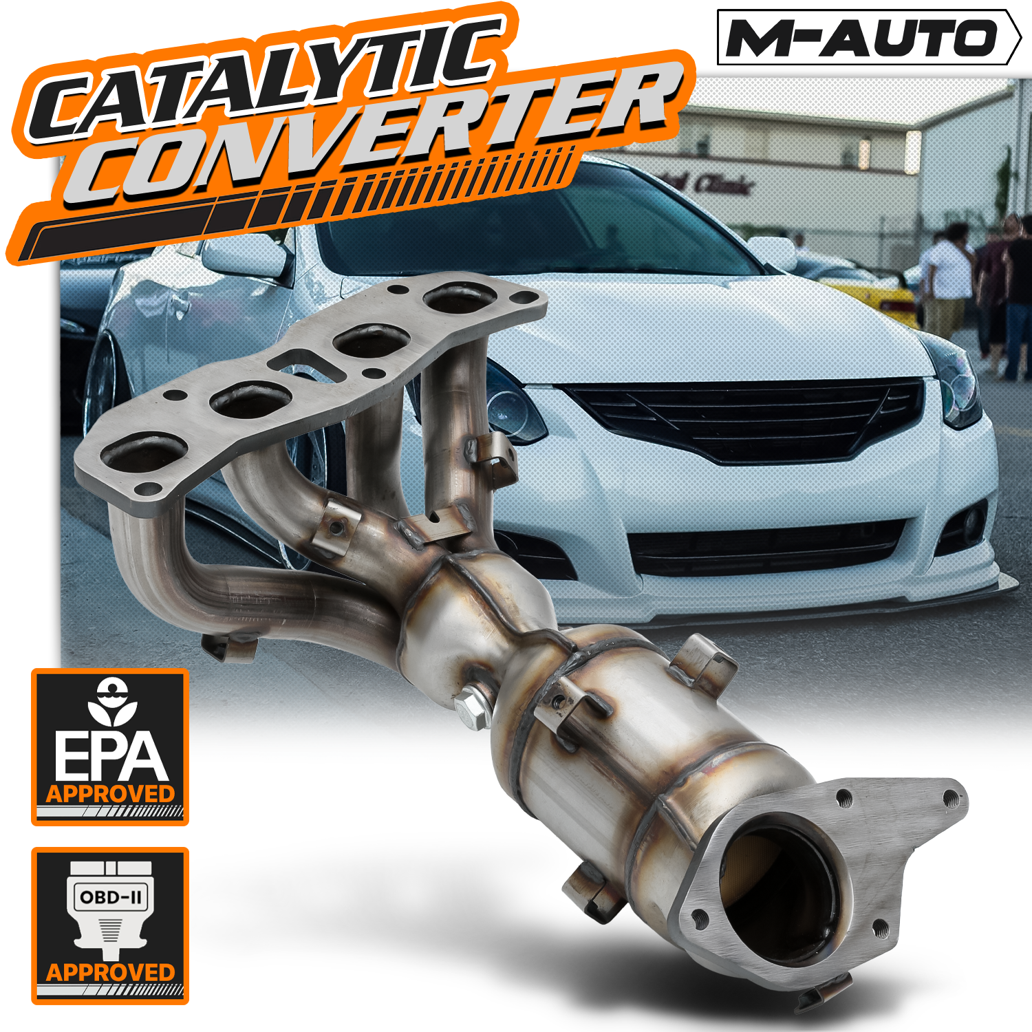 OE Replacement Catalytic Converter<br>07-12 Nissan Altima 2.5L
