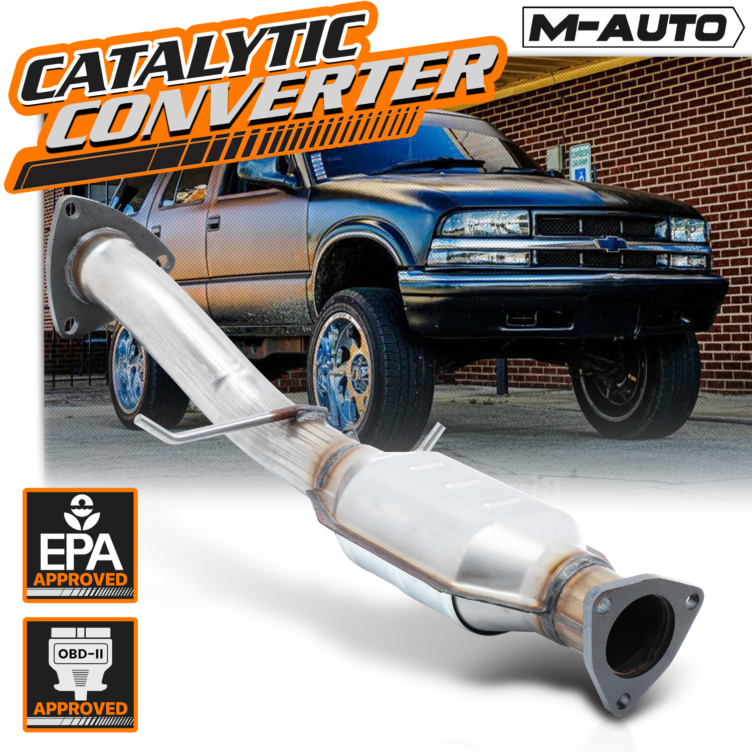 OE Replacement Catalytic Converter<br>96-99 Chevy Blazer, GMC Jimmy 4.3L