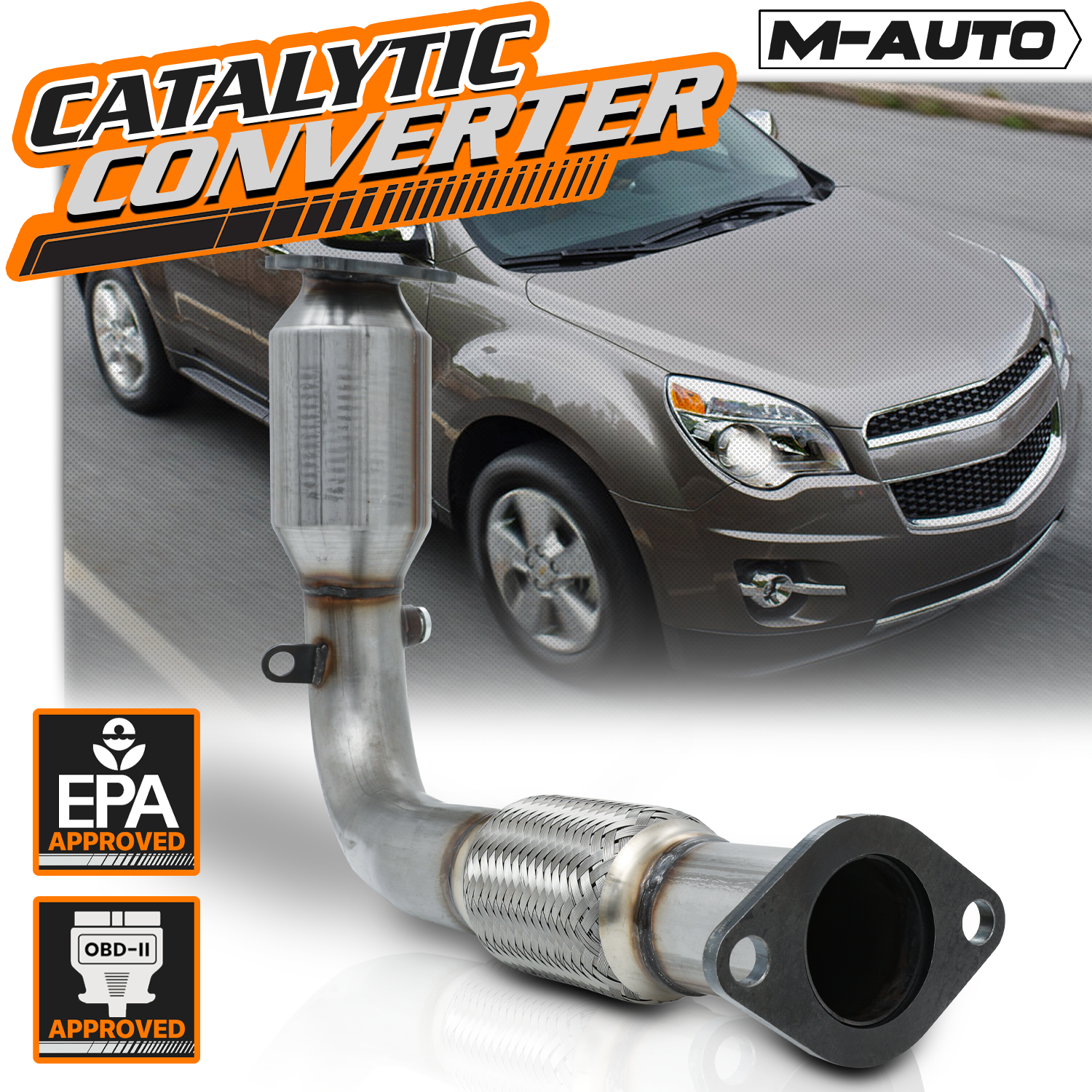 OE Replacement Catalytic Converter<br>10-14 Chevy Equinox, GMC Terrain 2.4L