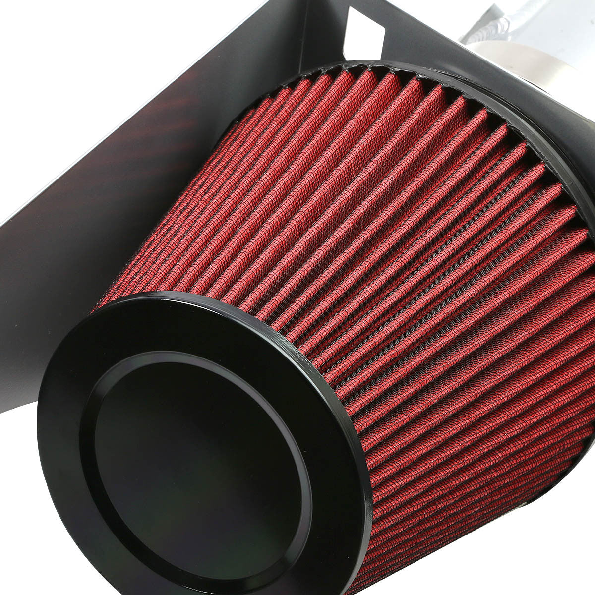 09-10 Ford F150 5.4L V8 Aluminum Cold Air Intake w/Heat Shield+Cone Filter