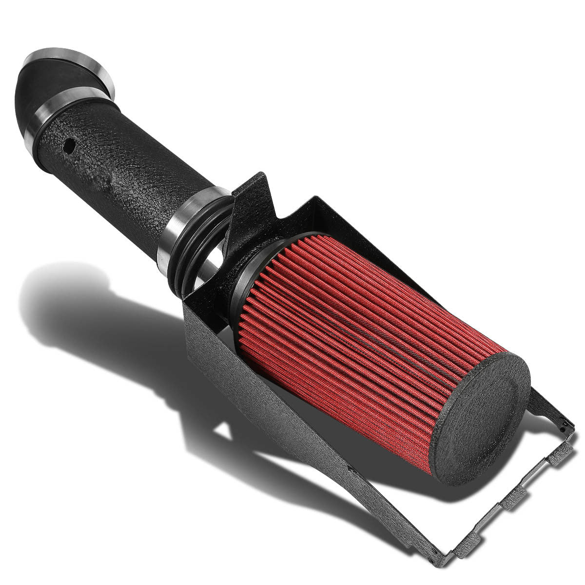 99-03 Ford F250 F350 Super Duty 7.3L V8 Black Cold Air Intake w/Heat Shield+Filter