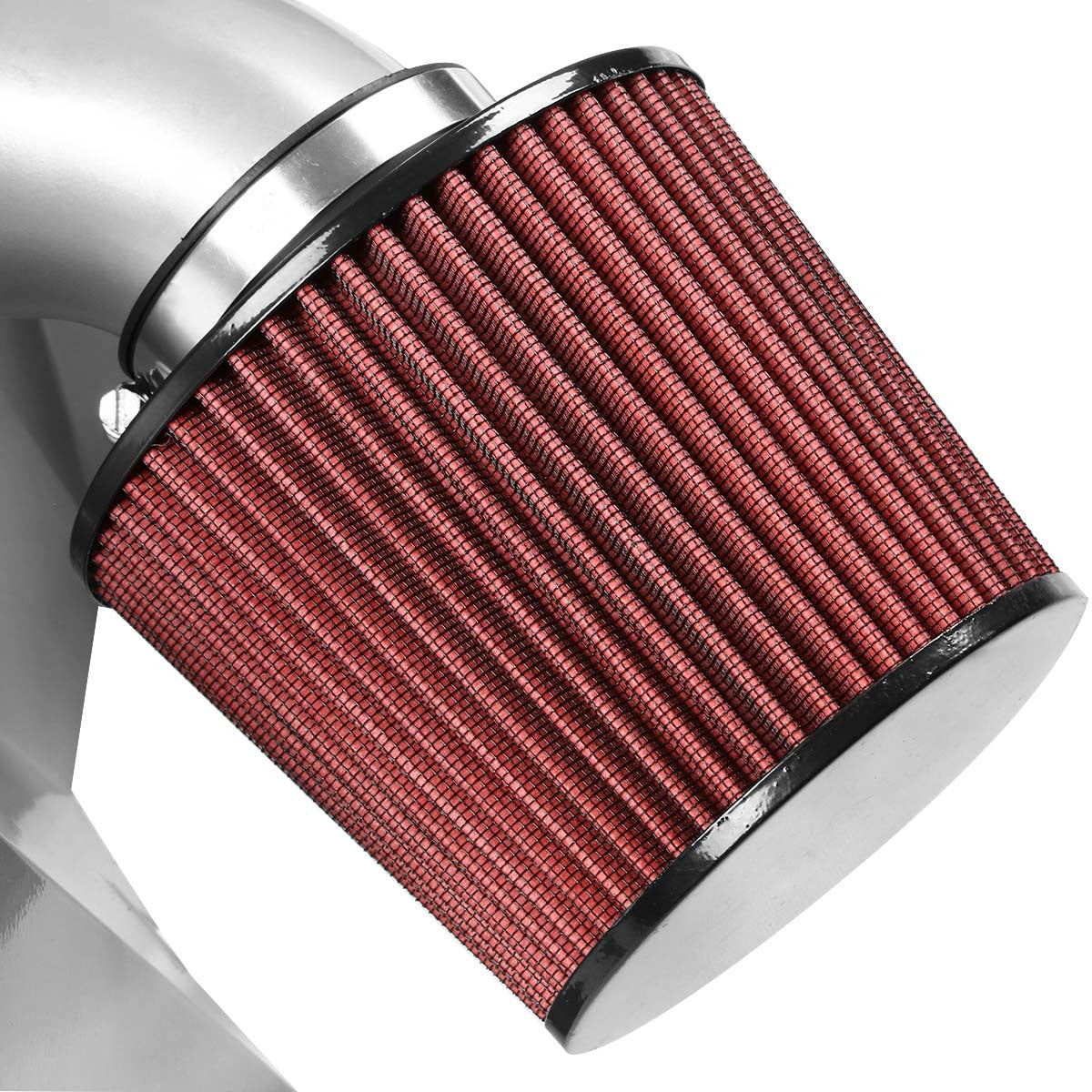 99-03 Nissan Frontier Xterra 3.3L V6 Aluminum Cold Air Intake w/Heat Shield+Cone Filter