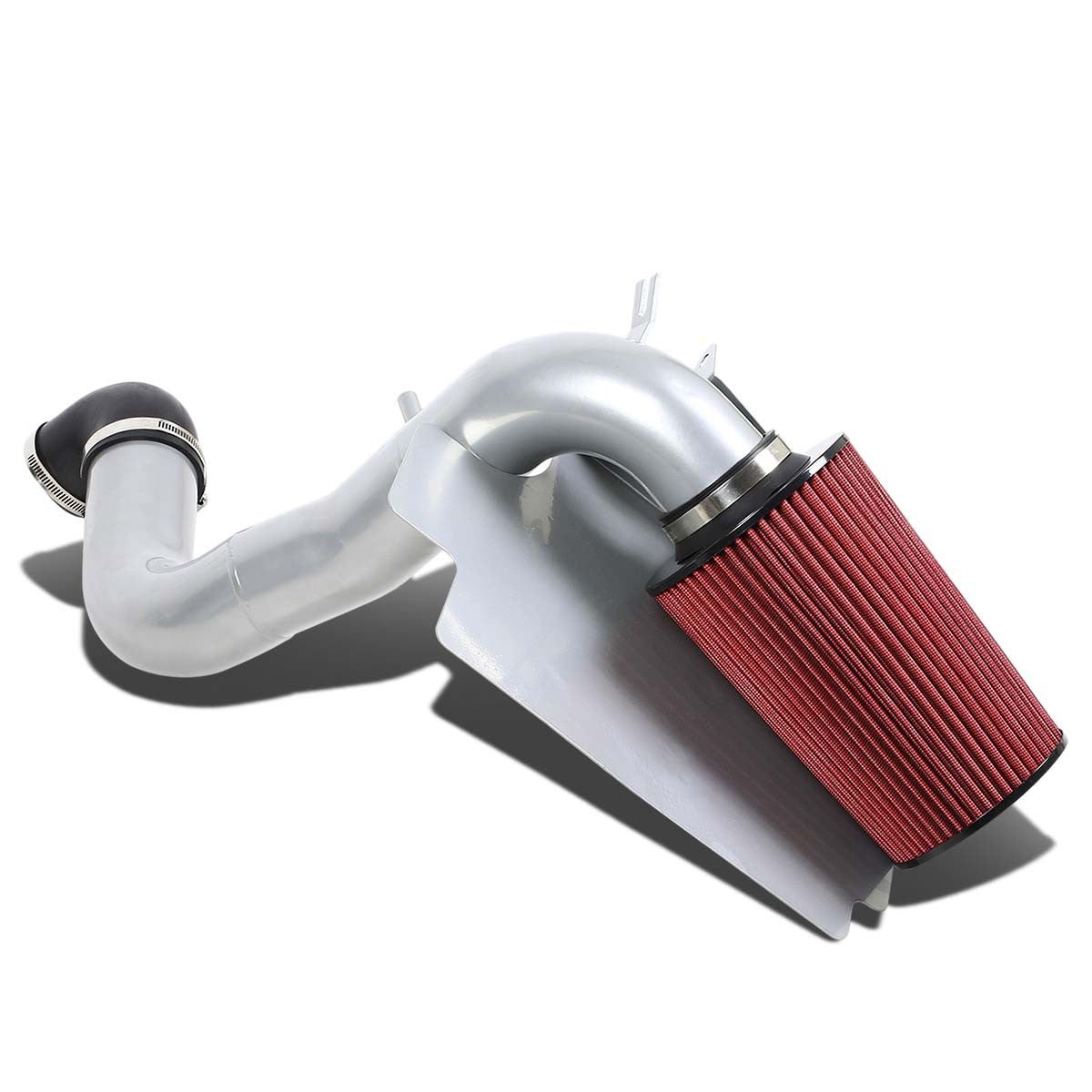 98-03 Chevy S10 GMC Sonoma 2.2L l4 Aluminum Cold Air Intake w/Heat Shield+Cone Filter