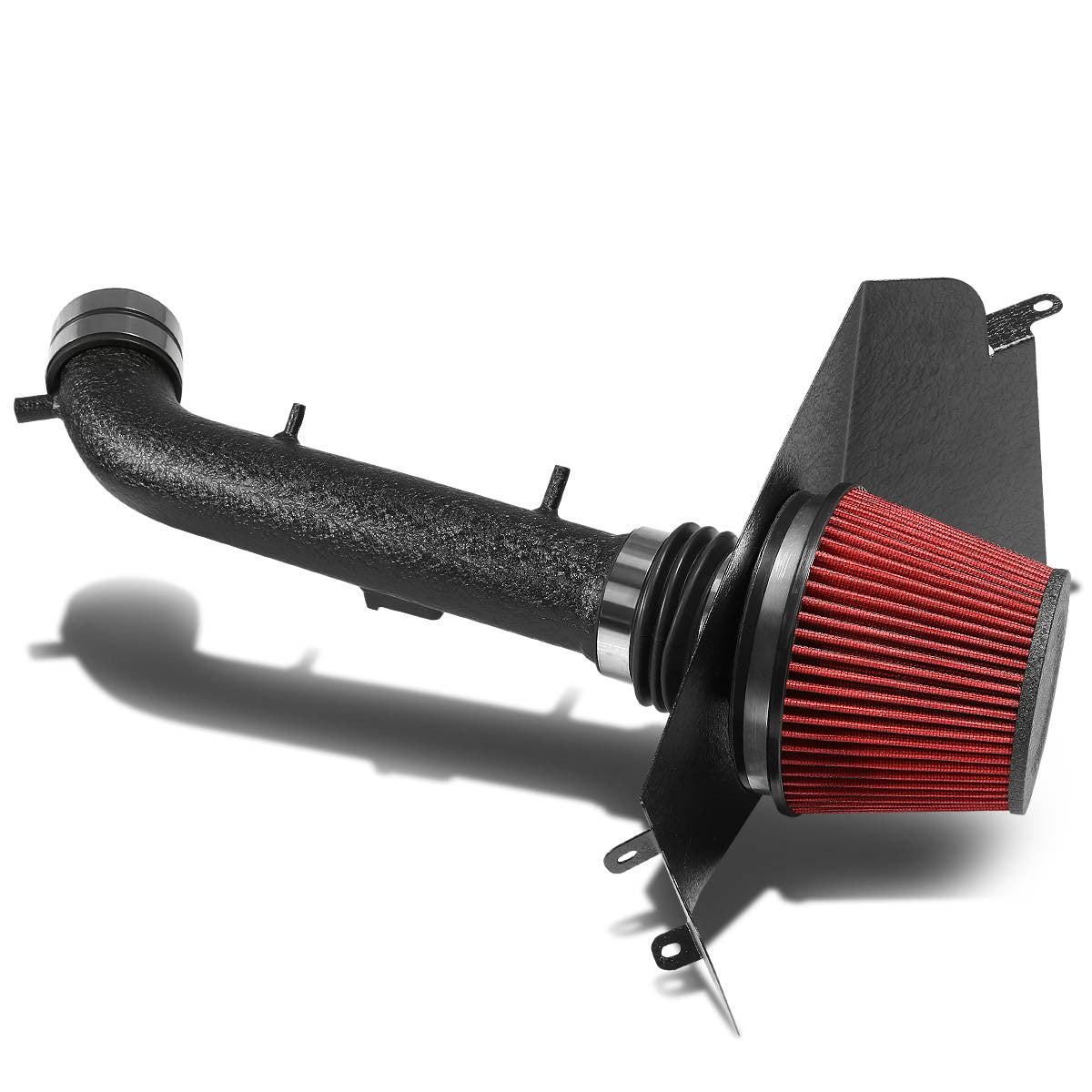 99-04 Toyota Tacoma 4Runner 3.4L V6 Black Cold Air Intake w/Heat Shield+Cone Filter