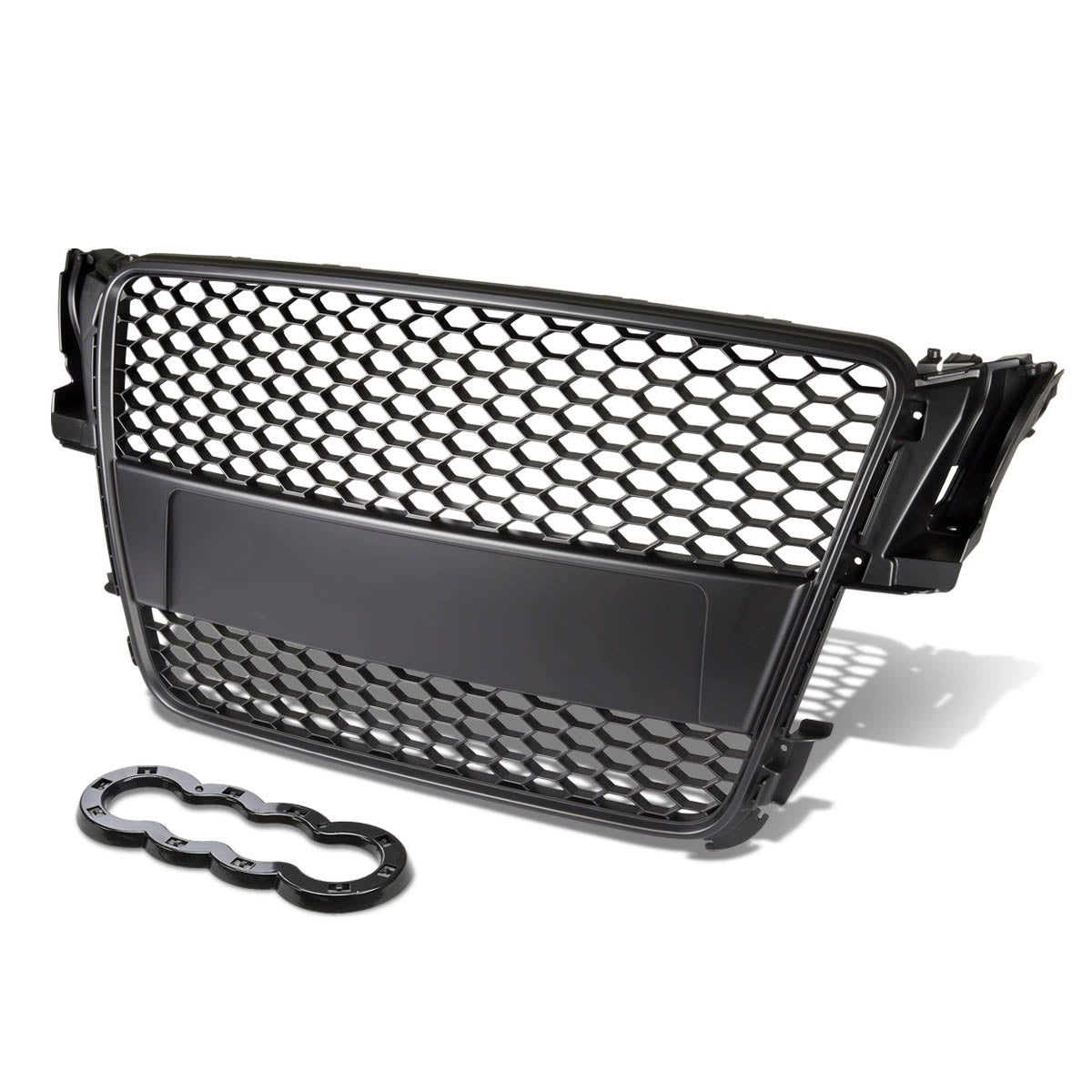 08-11 Audi A5 Quattro S5 Front Grille - Honeycomb Mesh - Black