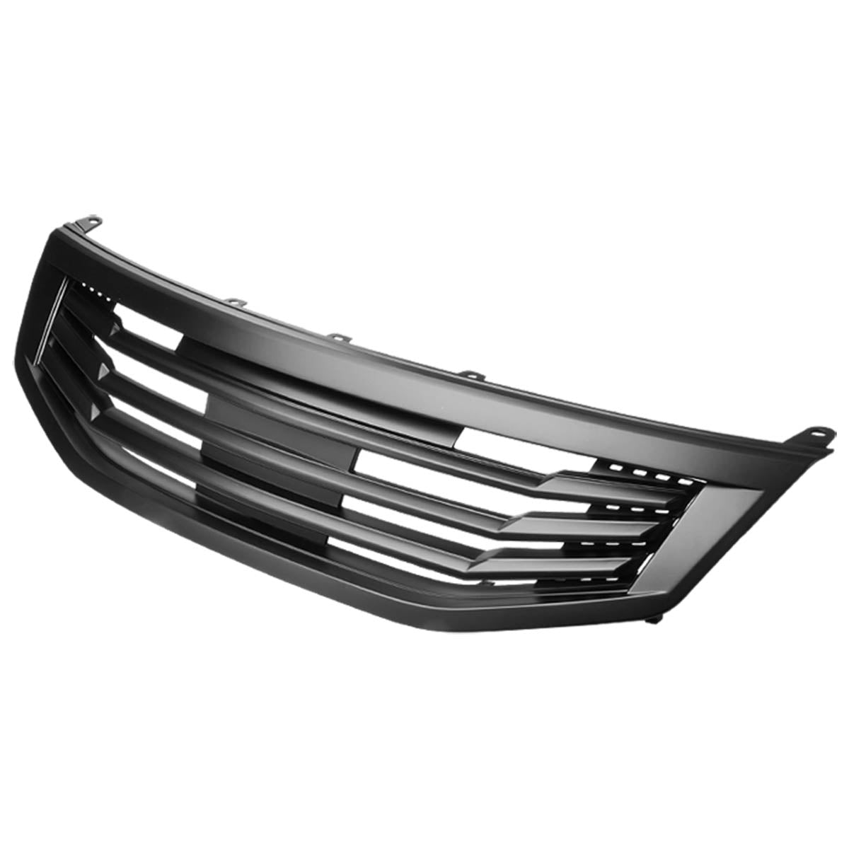 11-12 Honda Accord Sedan Front Grille - Badgeless Style - Black