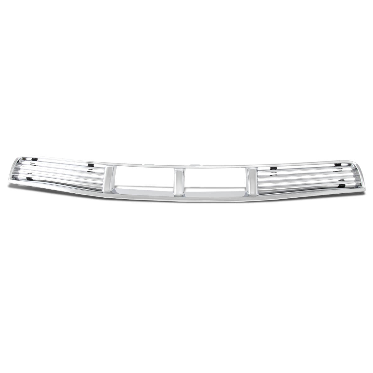 05-09 Ford Mustang 4.0L V6 Front Lower Bumper Grille - Horizontal Fence Mesh - Chrome