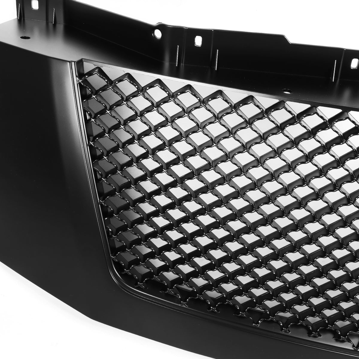 07-14 Cadillac Escalade ESV/EXT Front Grille - Badgeless Diamond Mesh - Black