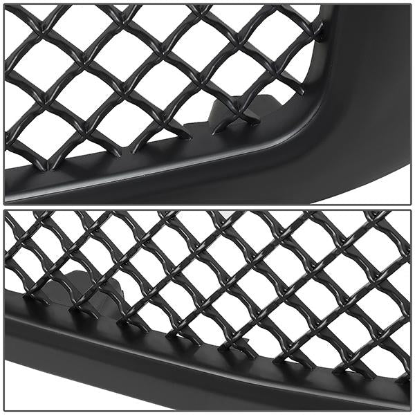 07-13 Chevy Silverado 1500 Front Grille - Badgeless Matte Black