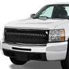 07-13 Chevy Silverado 1500 Front Grille - Badgeless Vertical Style