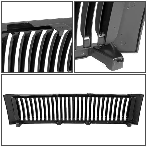 07-13 Chevy Silverado 1500 Front Grille - Badgeless Vertical Style