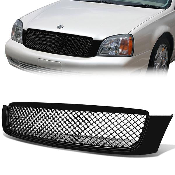 00-05 Cadillac DeVille Front Grille - Diamond Mesh - Black