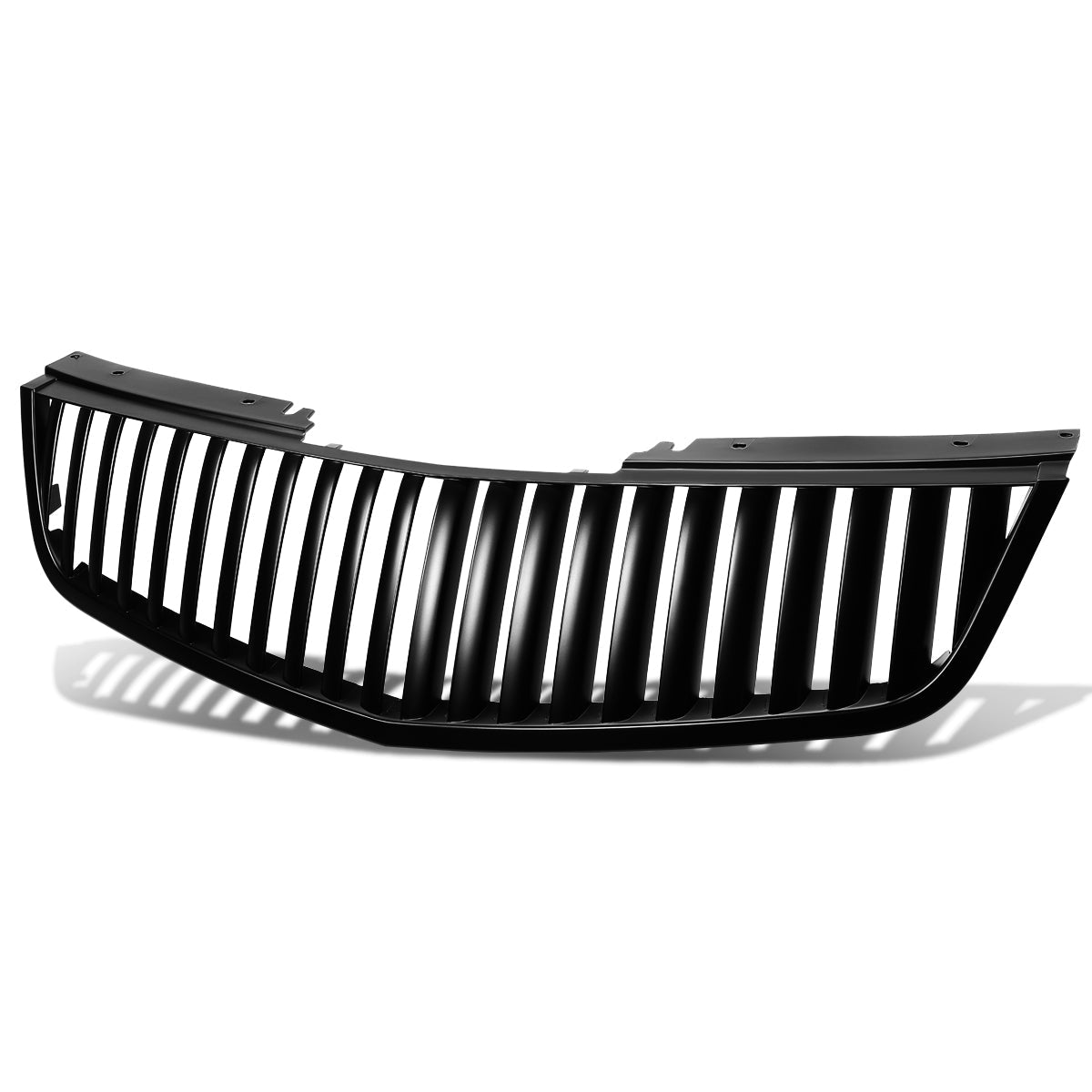 06-11 Cadillac DTS Front Grille - Badgeless Vertical Fence Style - Black