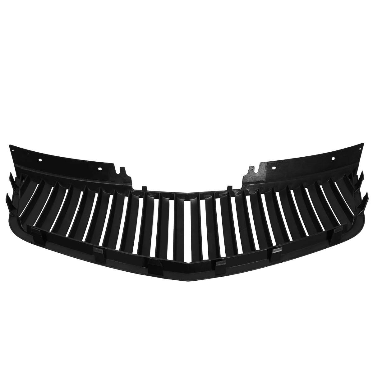 06-11 Cadillac DTS Front Grille - Badgeless Vertical Fence Style - Black