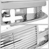 98-04 Chevy S10 Blazer Front Grille - Badgeless Style - Chrome