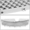 97-99 Chevy Malibu Front Grille - Badgeless Diamond Mesh - Chrome