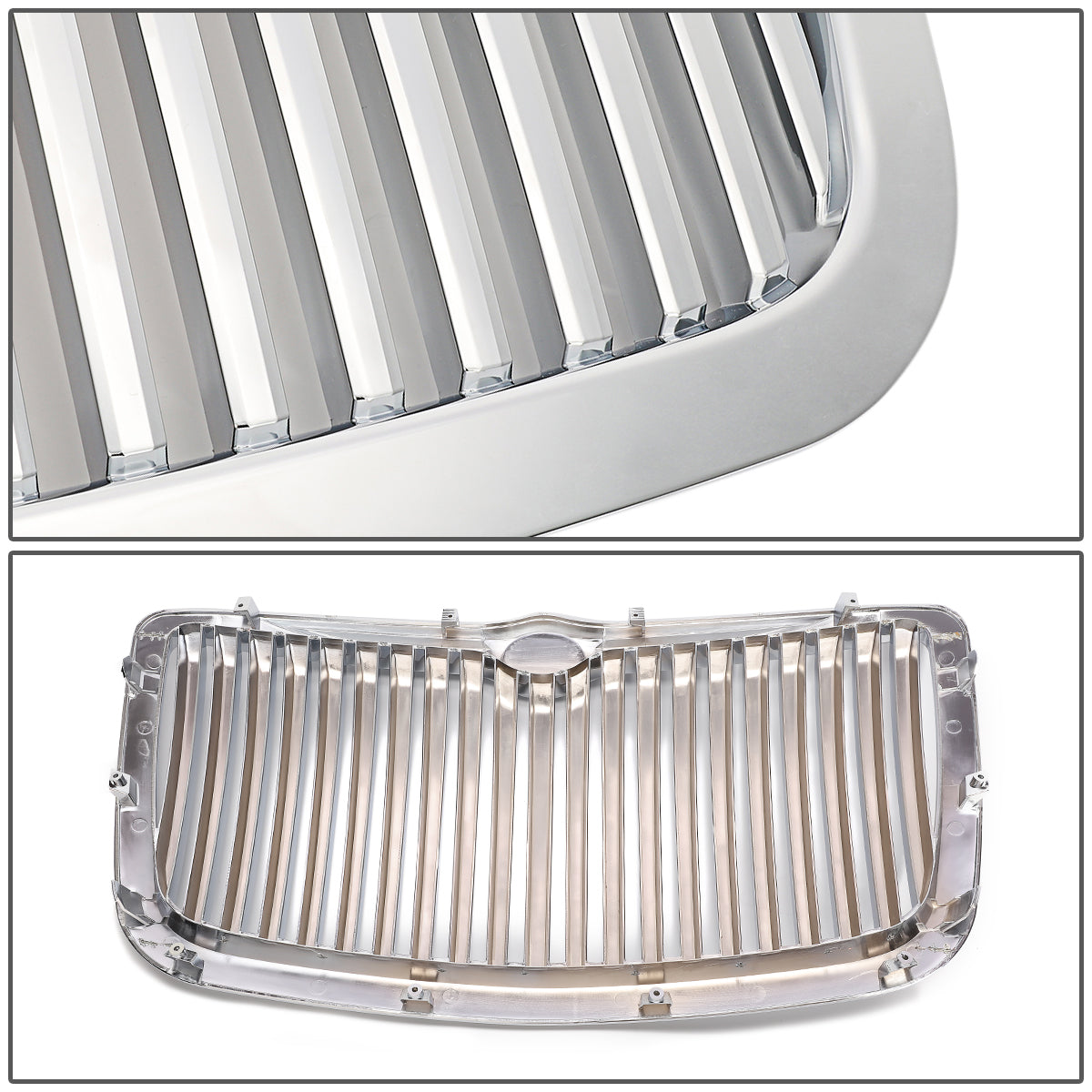 05-10 Chrysler 300 Front Grille - Vertical Fence Style - Chrome