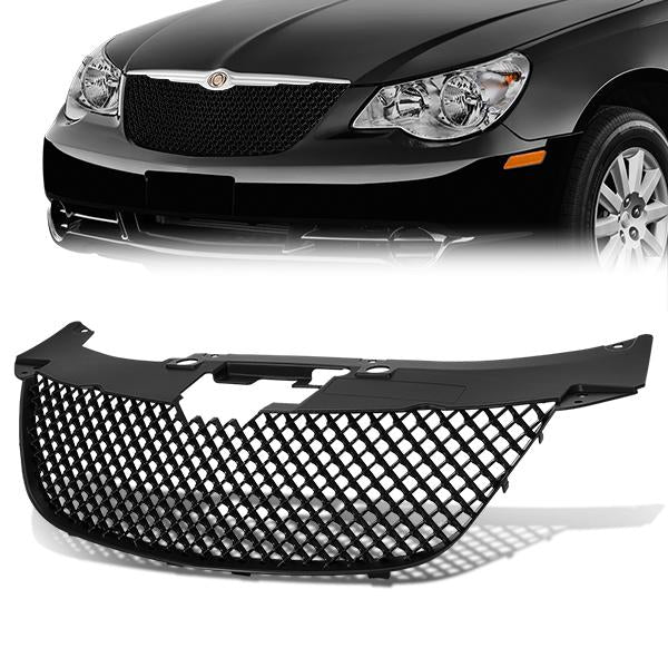 07-10 Chrysler Sebring Front Grille - Diamond Mesh - Black