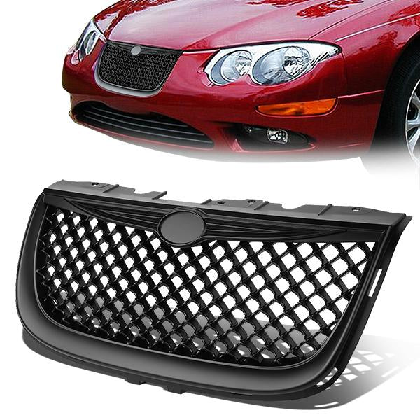 99-04 Chrysler 300M Front Grille - Diamond Mesh - Black