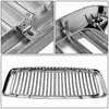 02-05 Dodge Ram 1500 2500 3500 Front Grille - Badgeless Vertical Style - Chrome